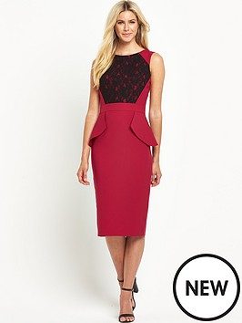 south-tall-lace-peplum-dress south-tall-lace-peplum-dress