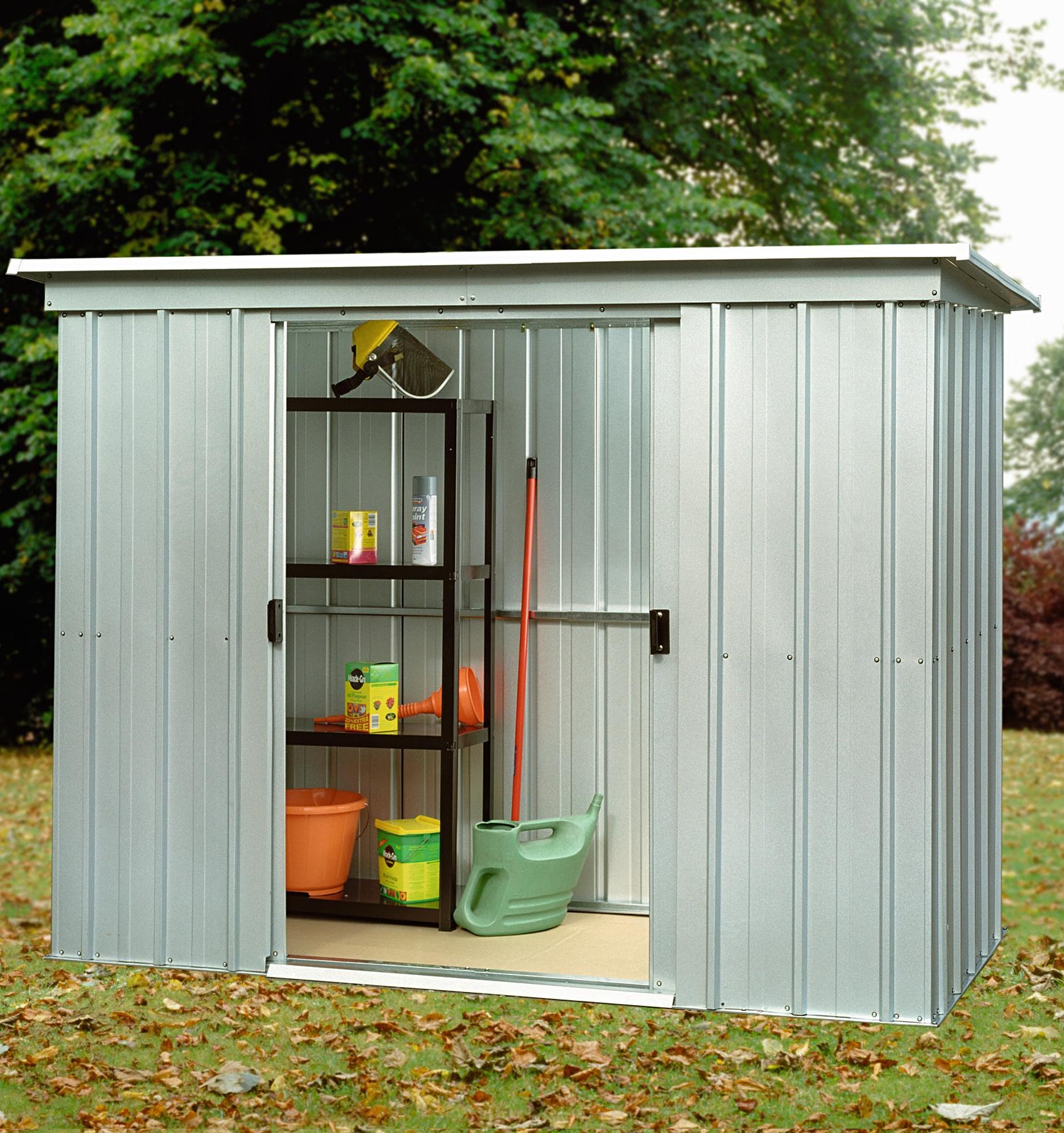 Yardmaster Pz Pent Metal Sheds Garden Sheds Garden '