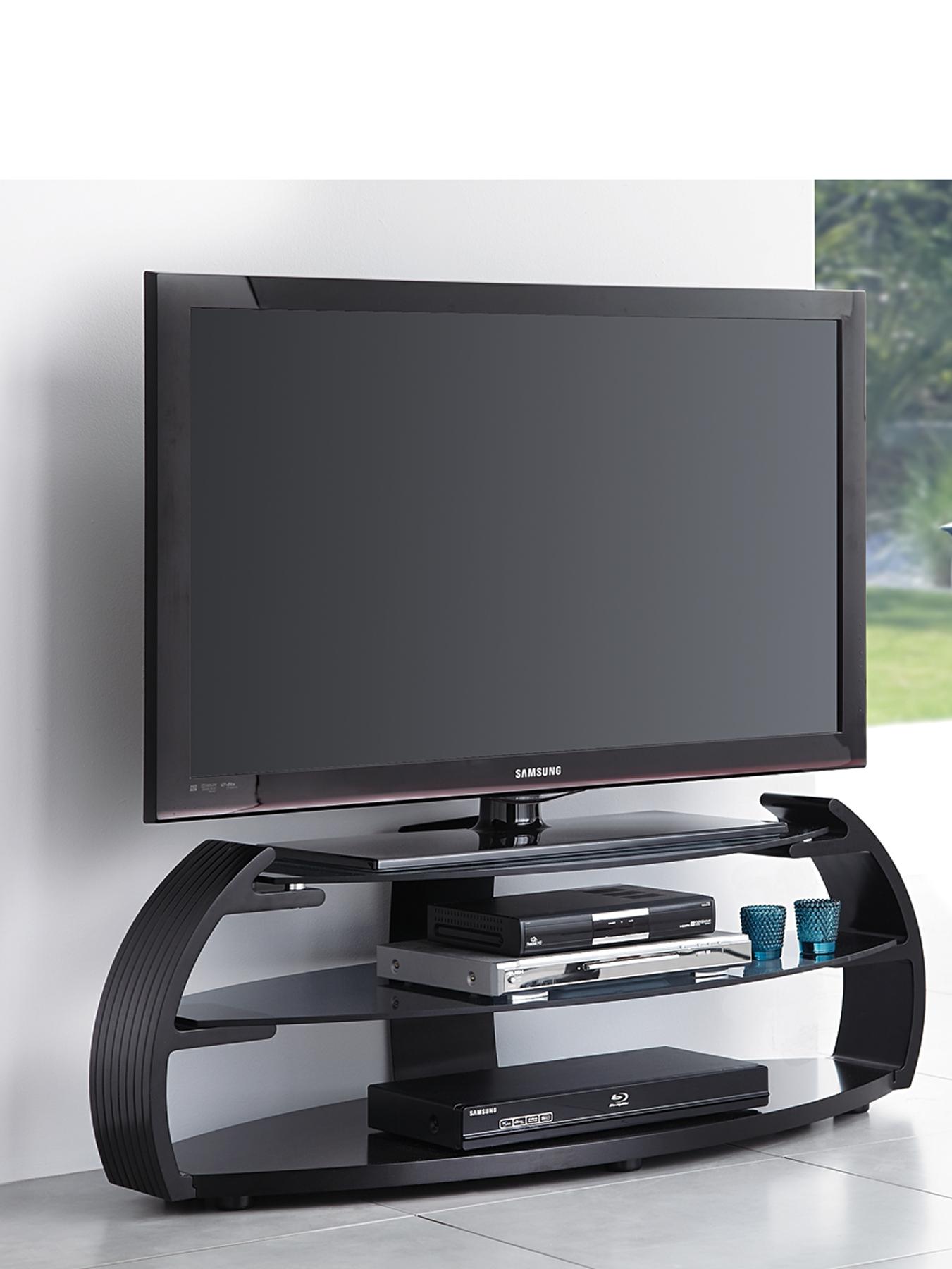 HOME COLLECTION Pebble 1100mm Glass TV Stand (50 inch)