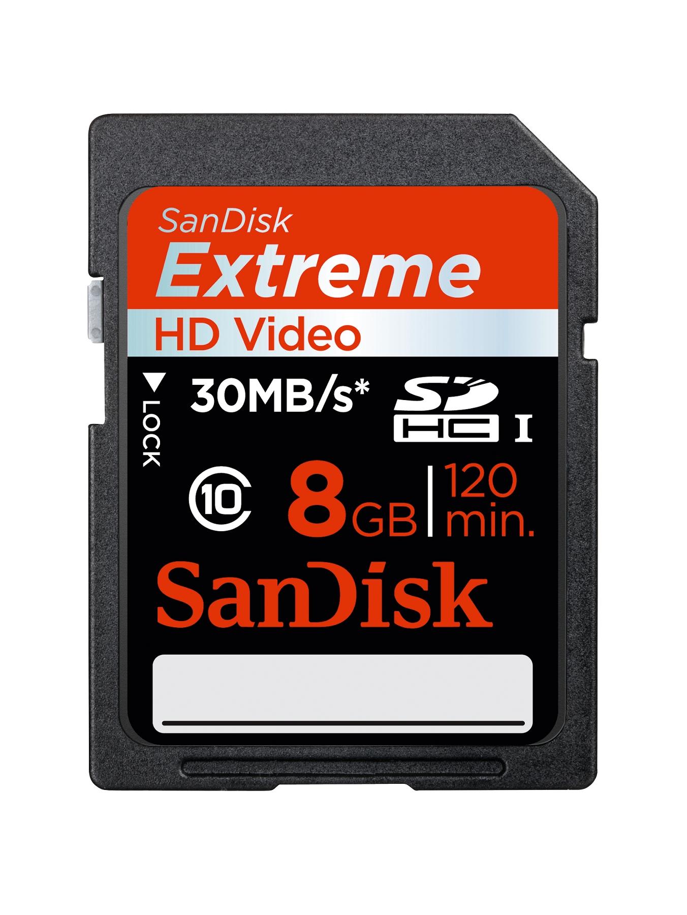 Extreme 8Gb SD Memory Card Extreme 8Gb SD Memory Card
