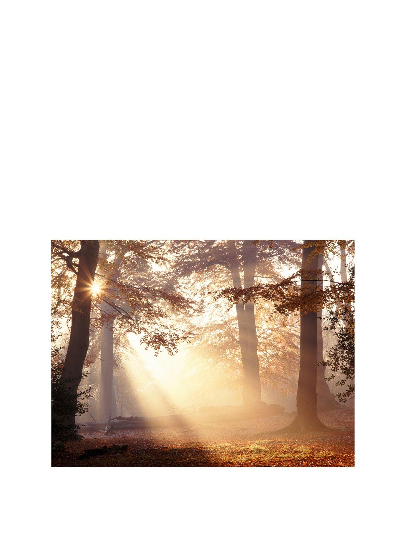 Metallic Gold Forest Canvas Metallic Gold Forest Canvas