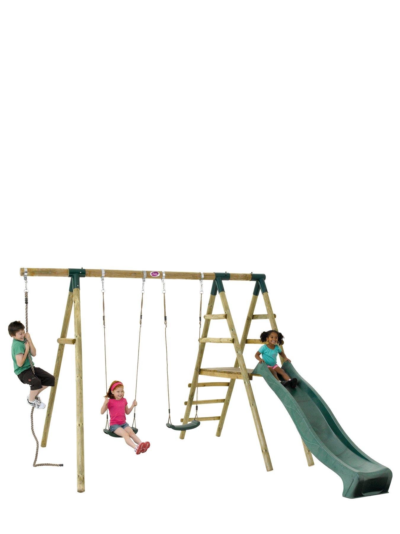 Giant Baboon Wooden Garden Swing Set Giant Baboon Wooden Garden Swing Set