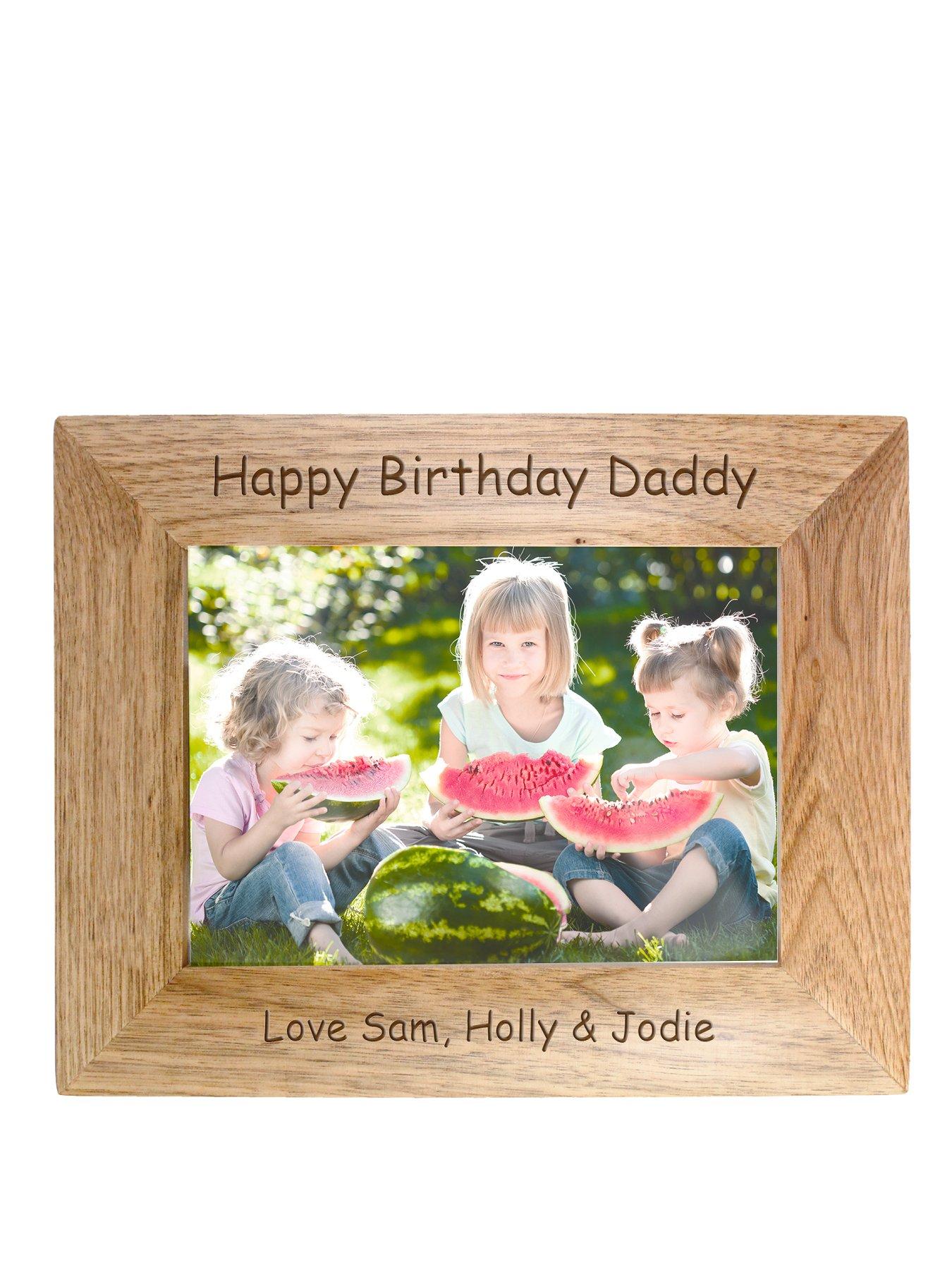 Personalised 6x4 inch Wooden Frame Personalised 6x4 inch Wooden Frame