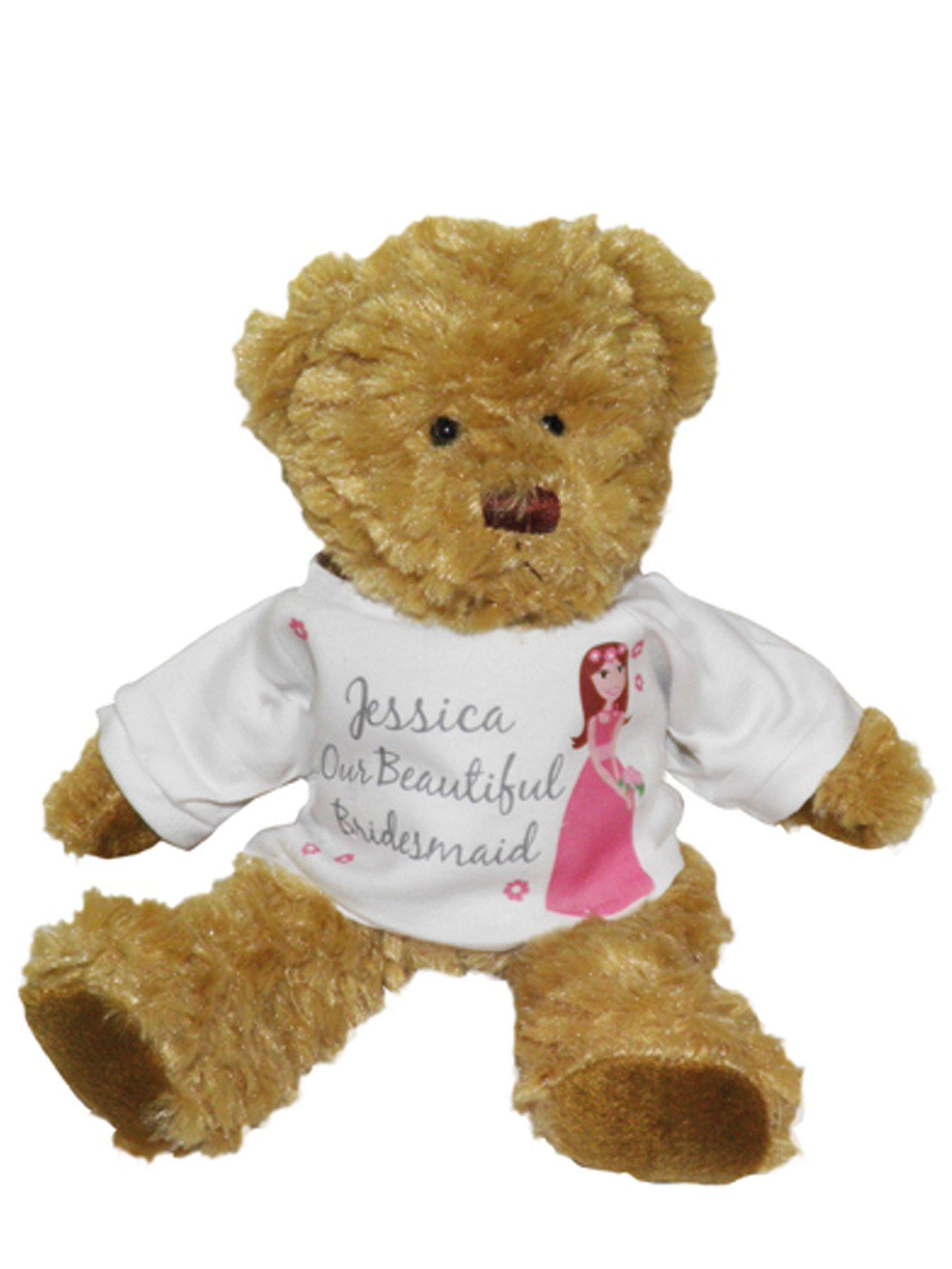 Personalised Bridesmaid Teddy Personalised Bridesmaid Teddy