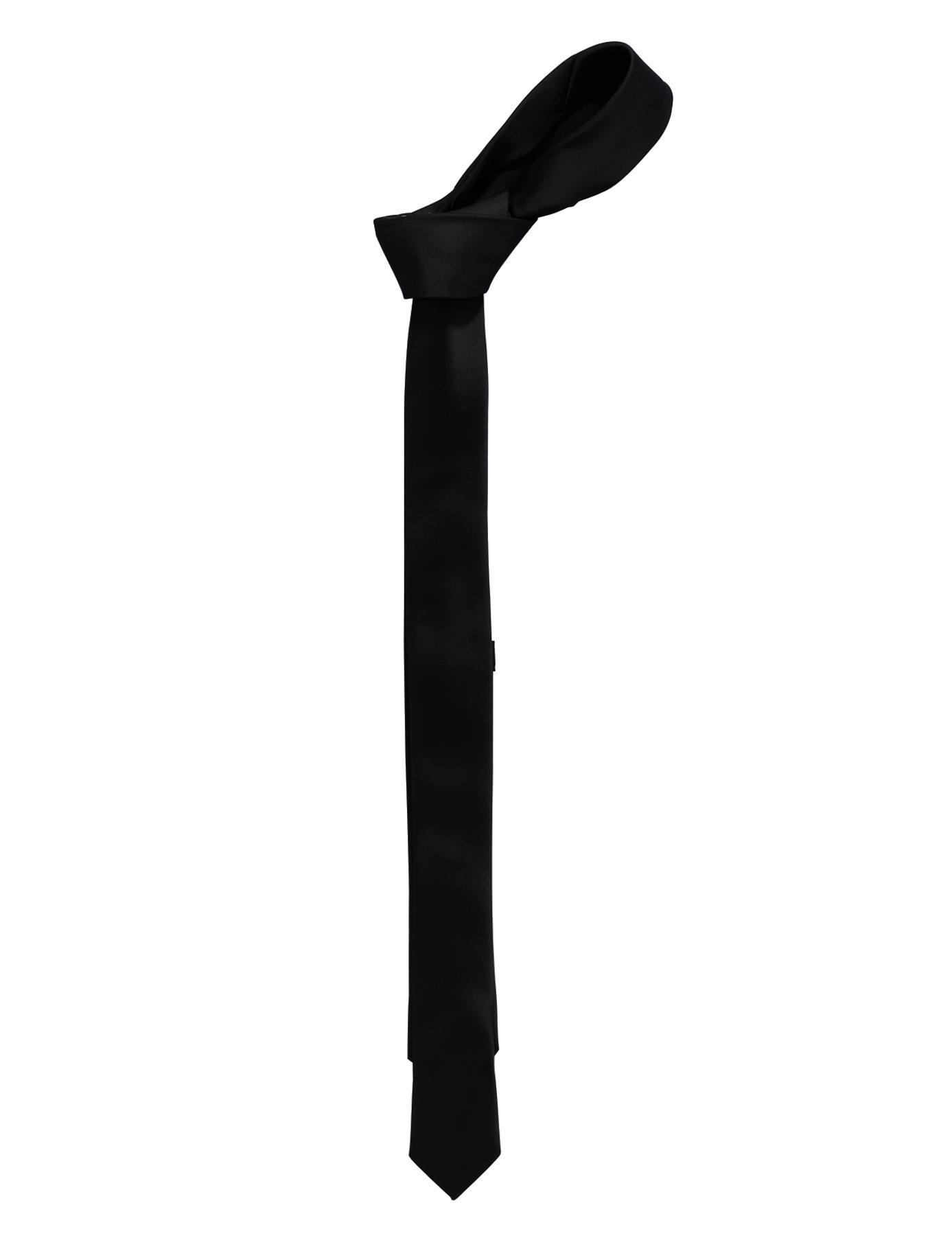 Mens Skinny Tie, Black Mens Skinny Tie, Black