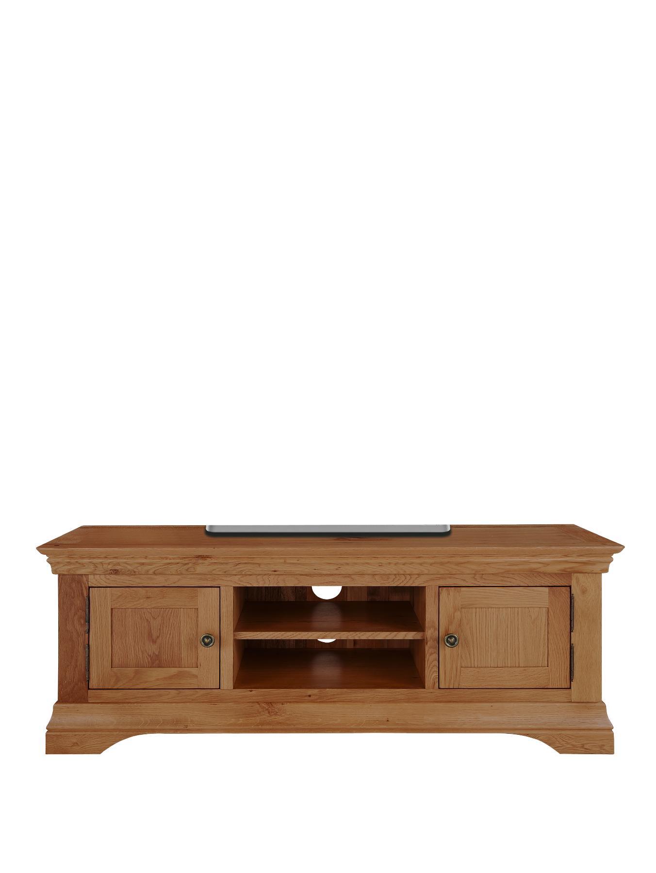 Constance Ready Assembled Solid Large TV Unit - fits up to 56 inch TV Constance Ready Assembled Solid Large TV Unit - fits up to 56 inch TV