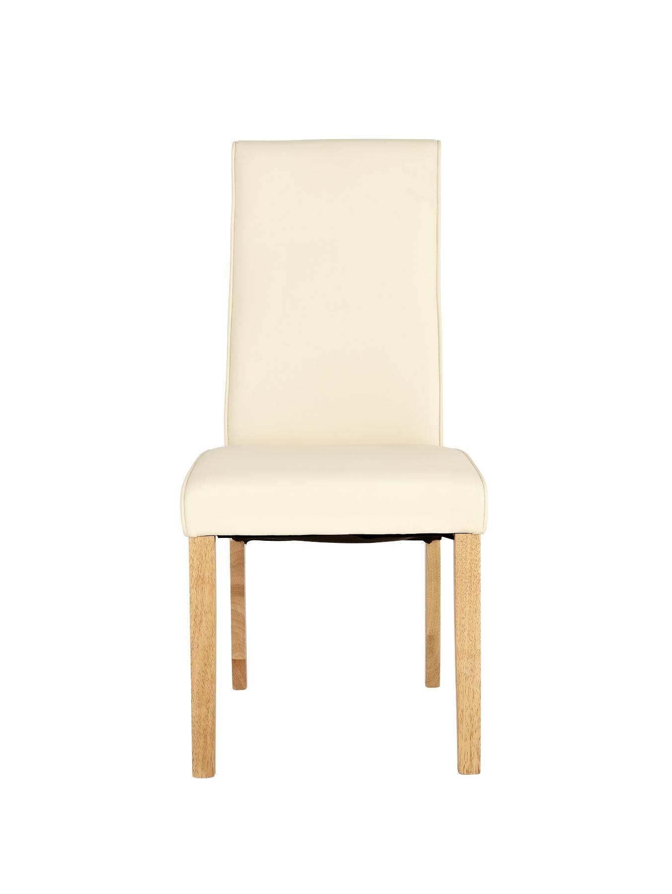 Buckingham Set of 2 Dining Chairs, Cream,Brown Buckingham Set of 2 Dining Chairs, Cream,Brown