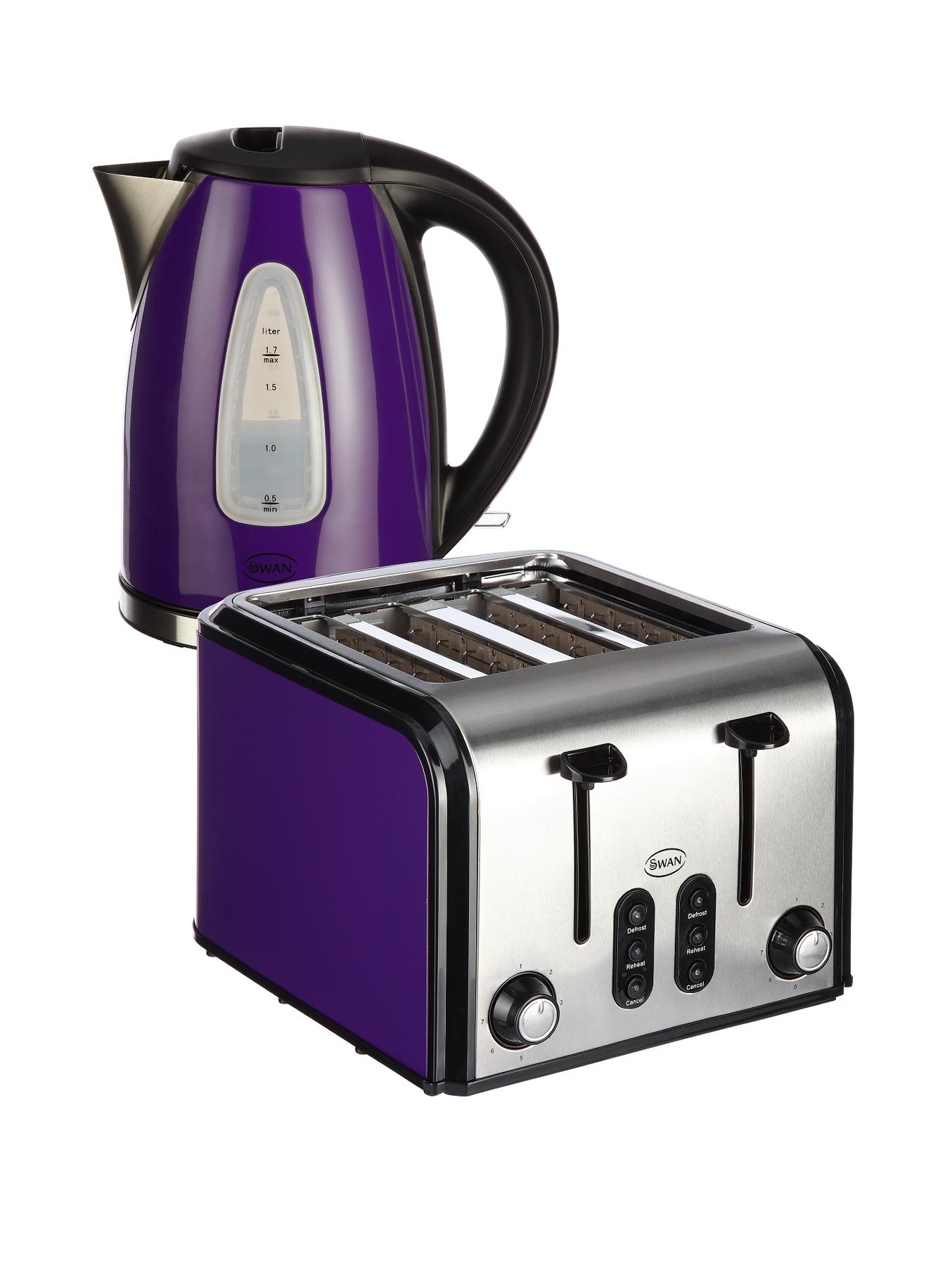SK13110PU/ST70100PU Fastboil Kettle and 4-Slice Toaster Pack - Purple SK13110PU/ST70100PU Fastboil Kettle and 4-Slice Toaster Pack - Purple