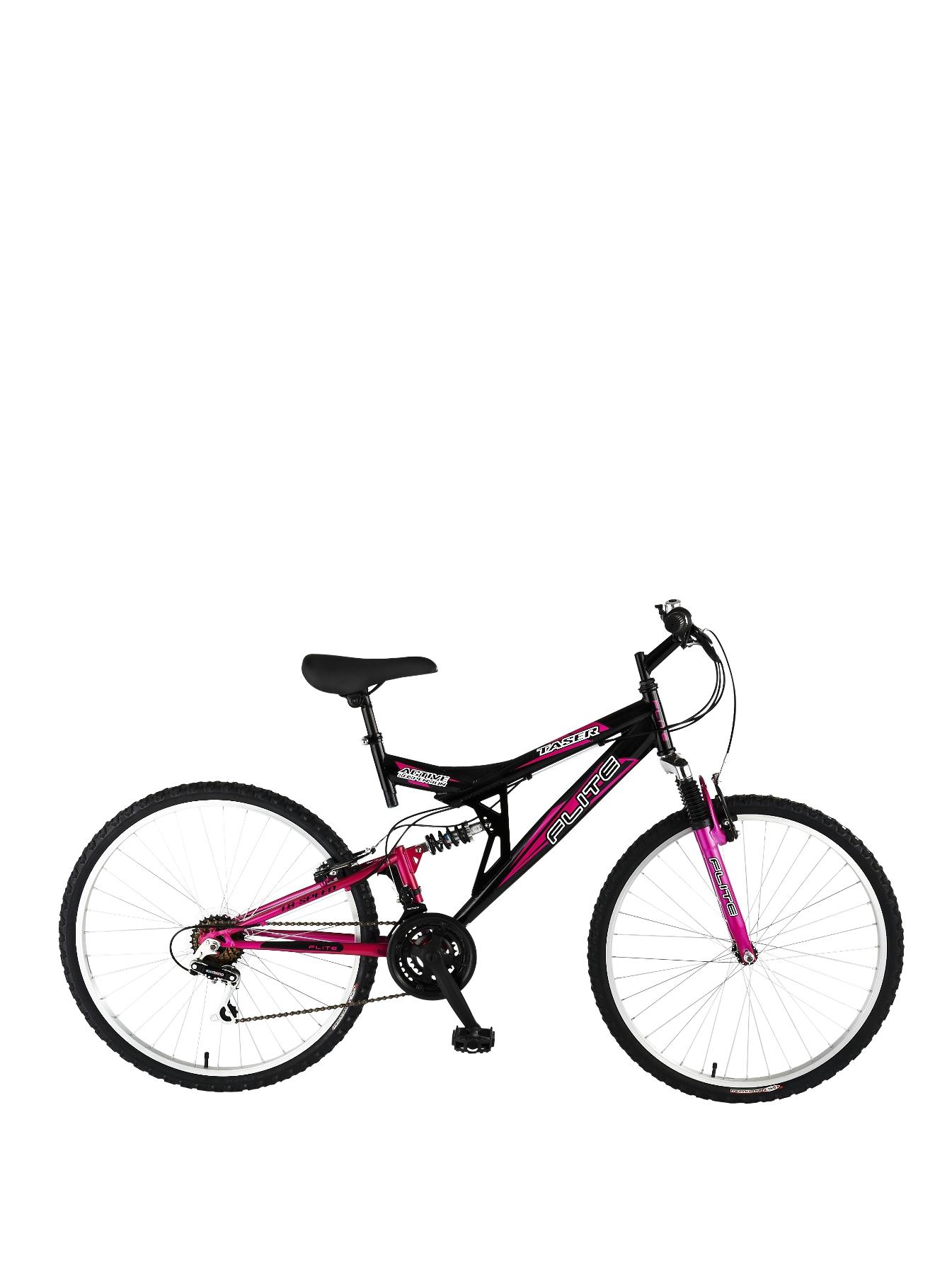 Taser 18 Speed Dual Suspension 26 inch Ladies Bike Taser 18 Speed Dual Suspension 26 inch Ladies Bike