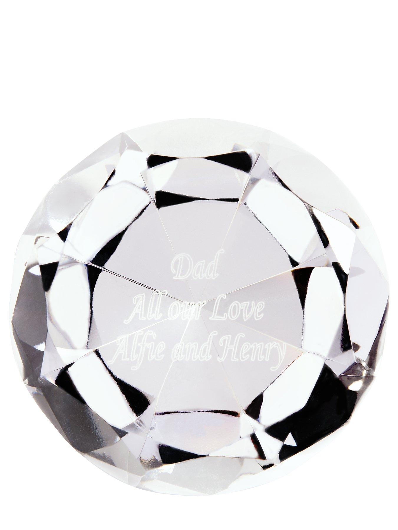 Personalised Crystal Paperweight Personalised Crystal Paperweight
