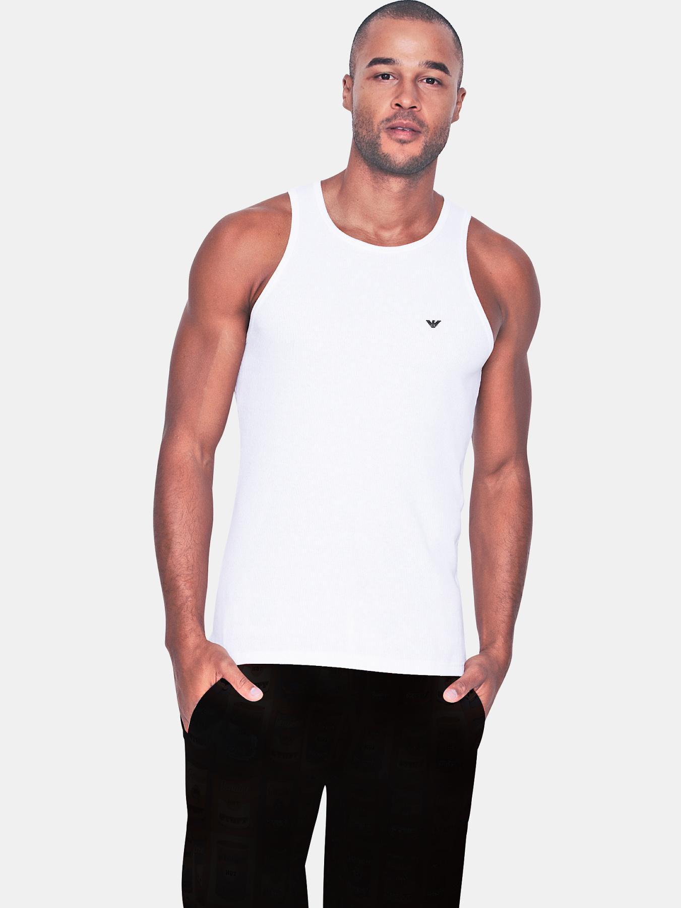 Mens Logo Vest, White Mens Logo Vest, White