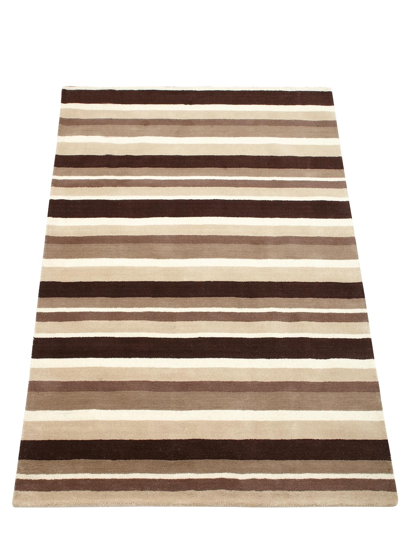 Carved Stripe Wool Rug, Red,Green Carved Stripe Wool Rug, Red,Green