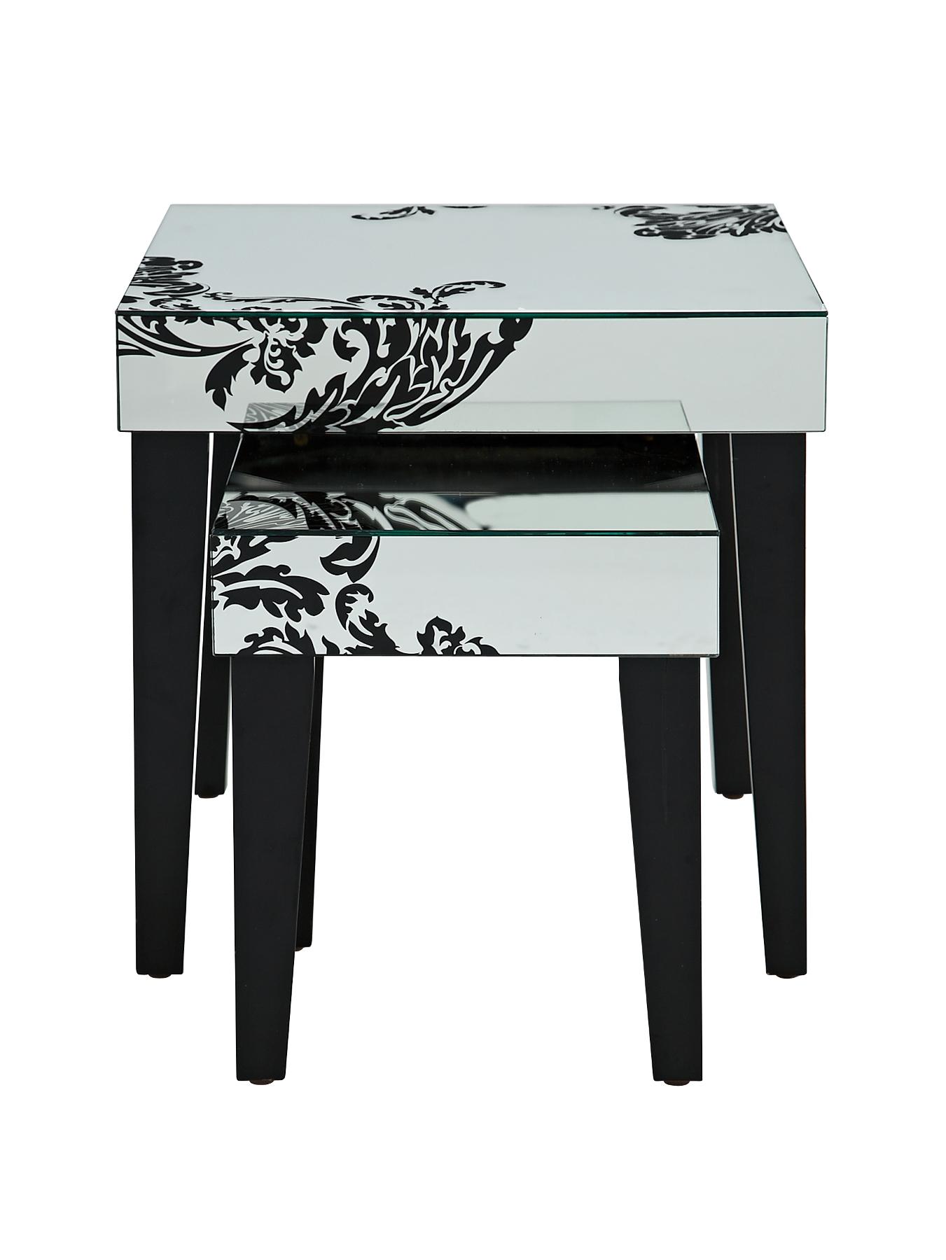Scaramouche Nest of Tables, Bronze,Black,Silver Scaramouche Nest of Tables, Bronze,Black,Silver