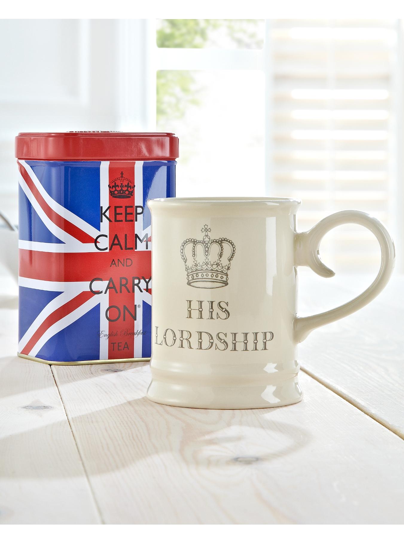 Keep Calm and Carry on - His Lordship Mug and Tea