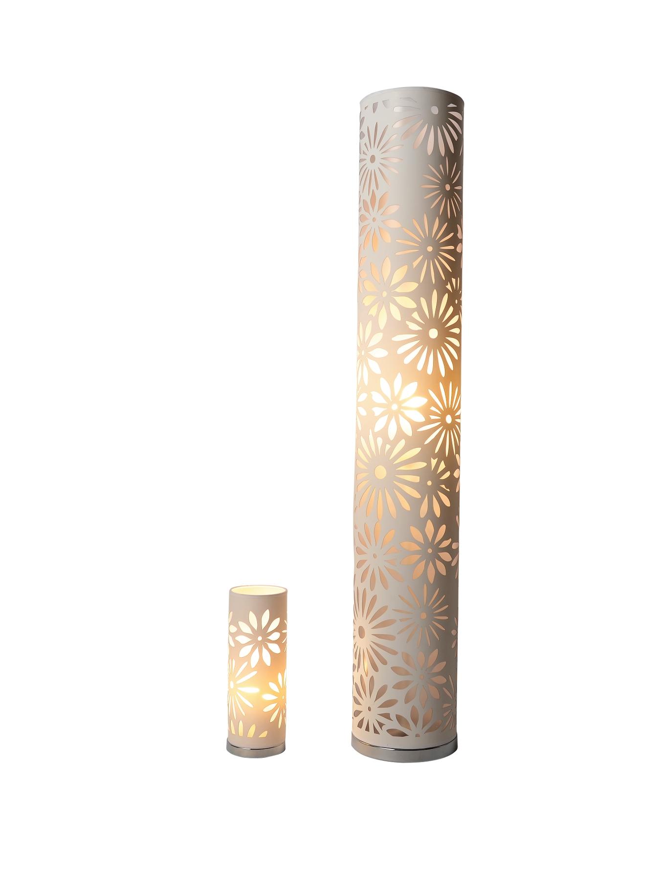 Laser Cut Cylinder Floor and Table Set