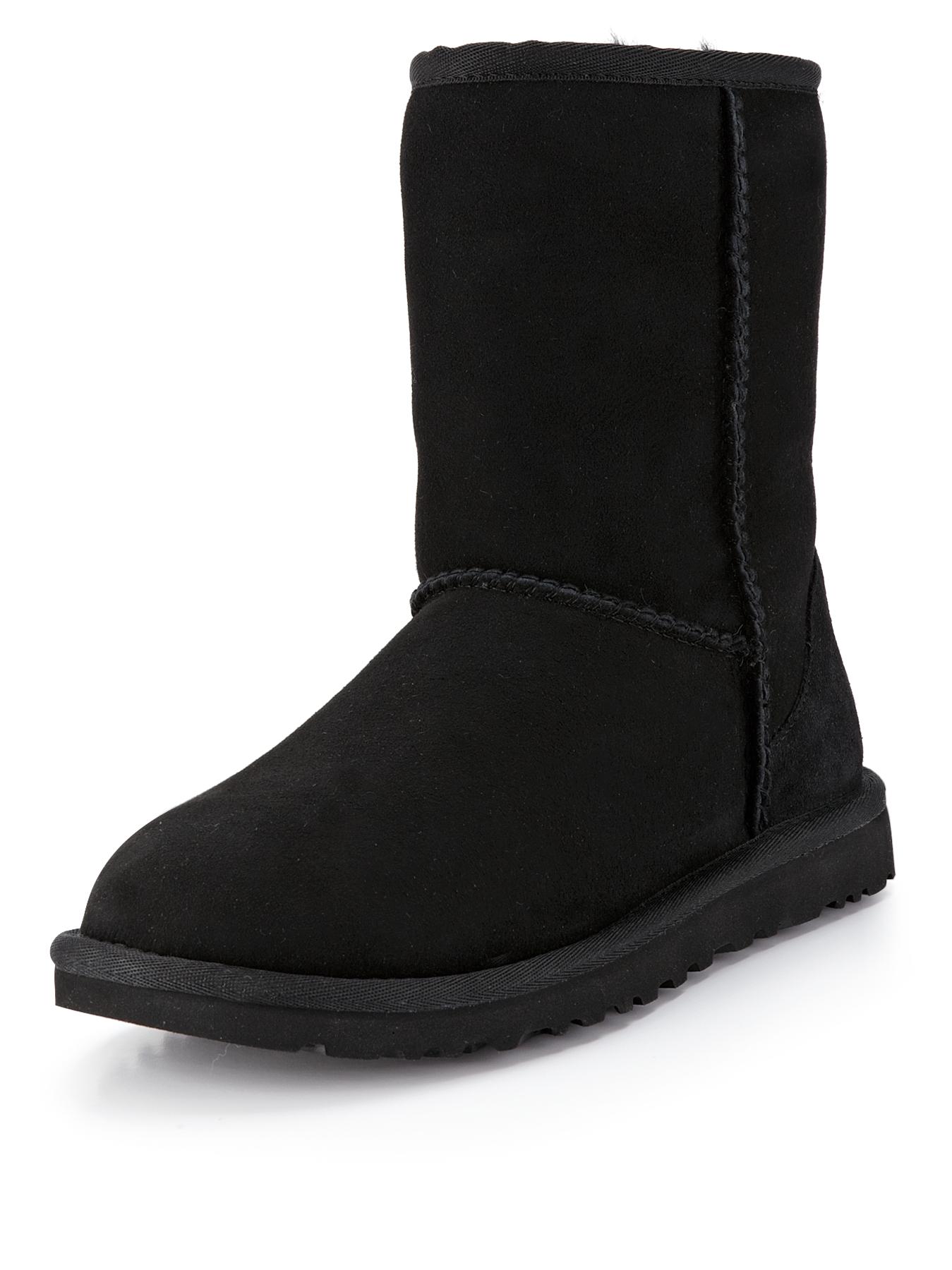 Classic Short Boots - Black, Black Classic Short Boots - Black, Black