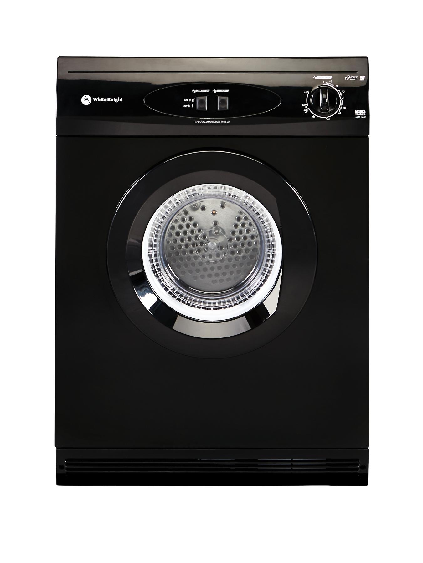 44A7B 7kg Load Vented Dryer - Black 44A7B 7kg Load Vented Dryer - Black