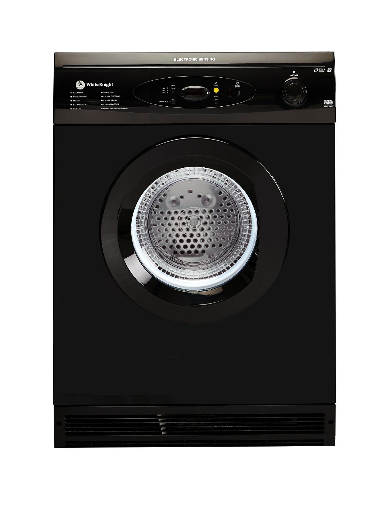 C86A7B 7kg Load Vented Dryer - Black C86A7B 7kg Load Vented Dryer - Black