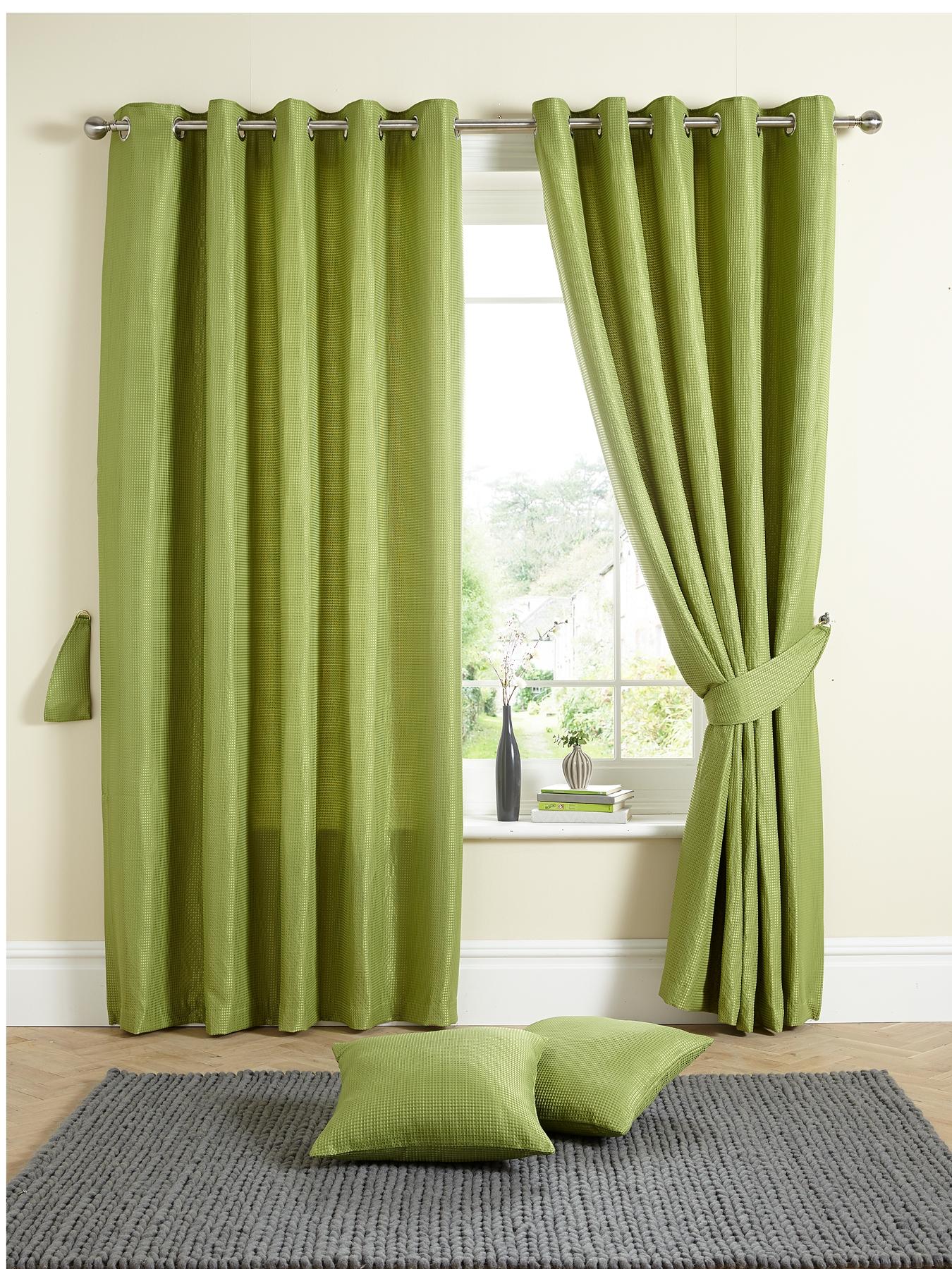 Millie Waffle Ring Top Curtains