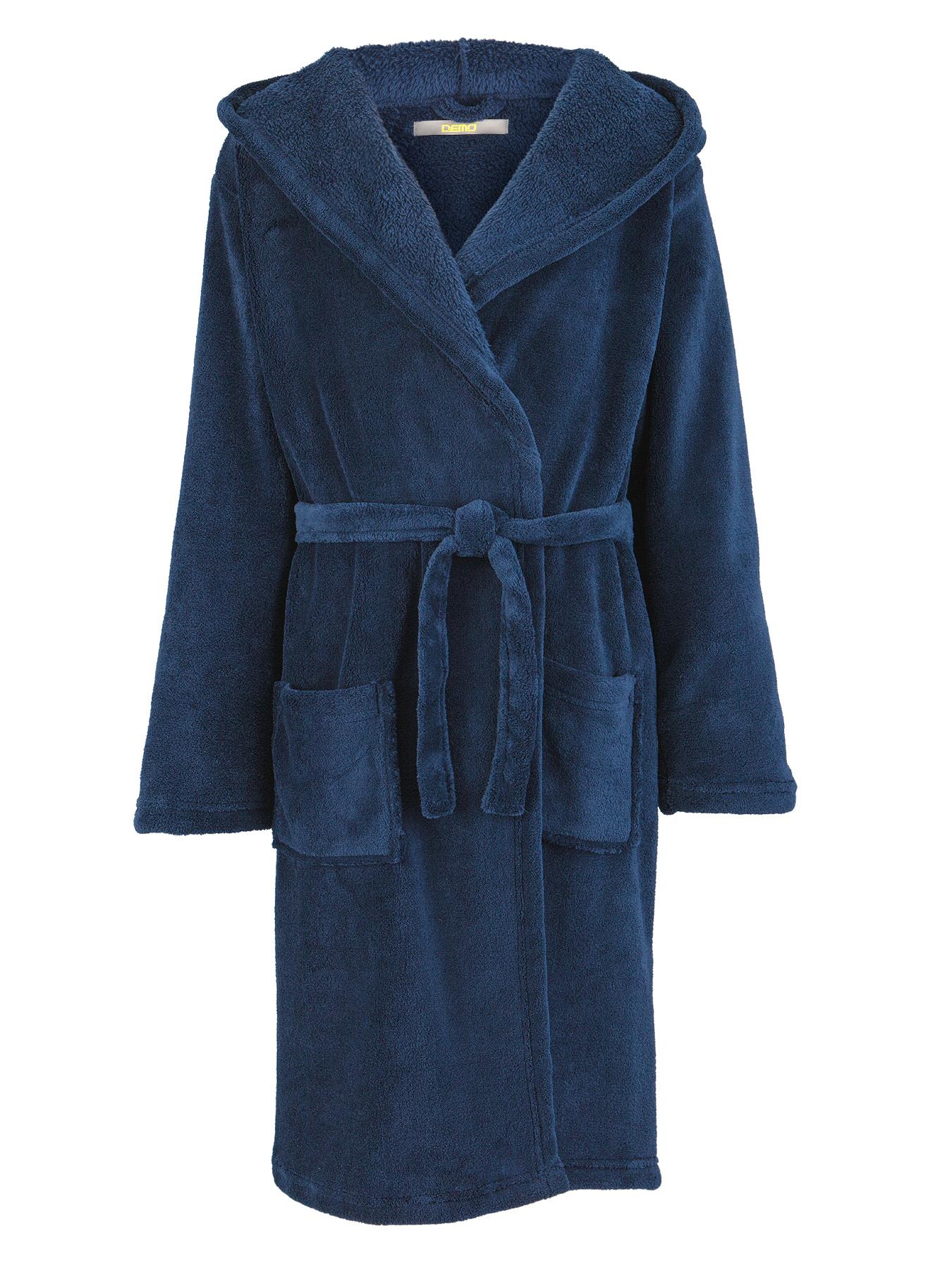 Boys Hooded Robe, Navy Boys Hooded Robe, Navy