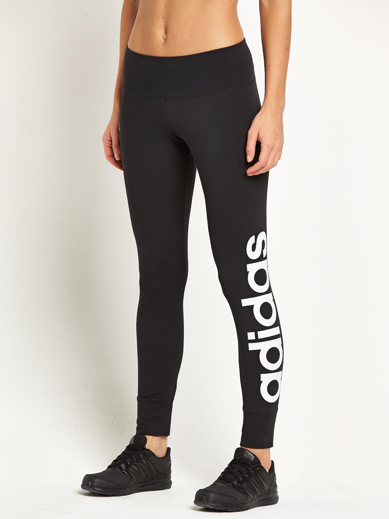 Essentials Linear Tights, Black Essentials Linear Tights, Black