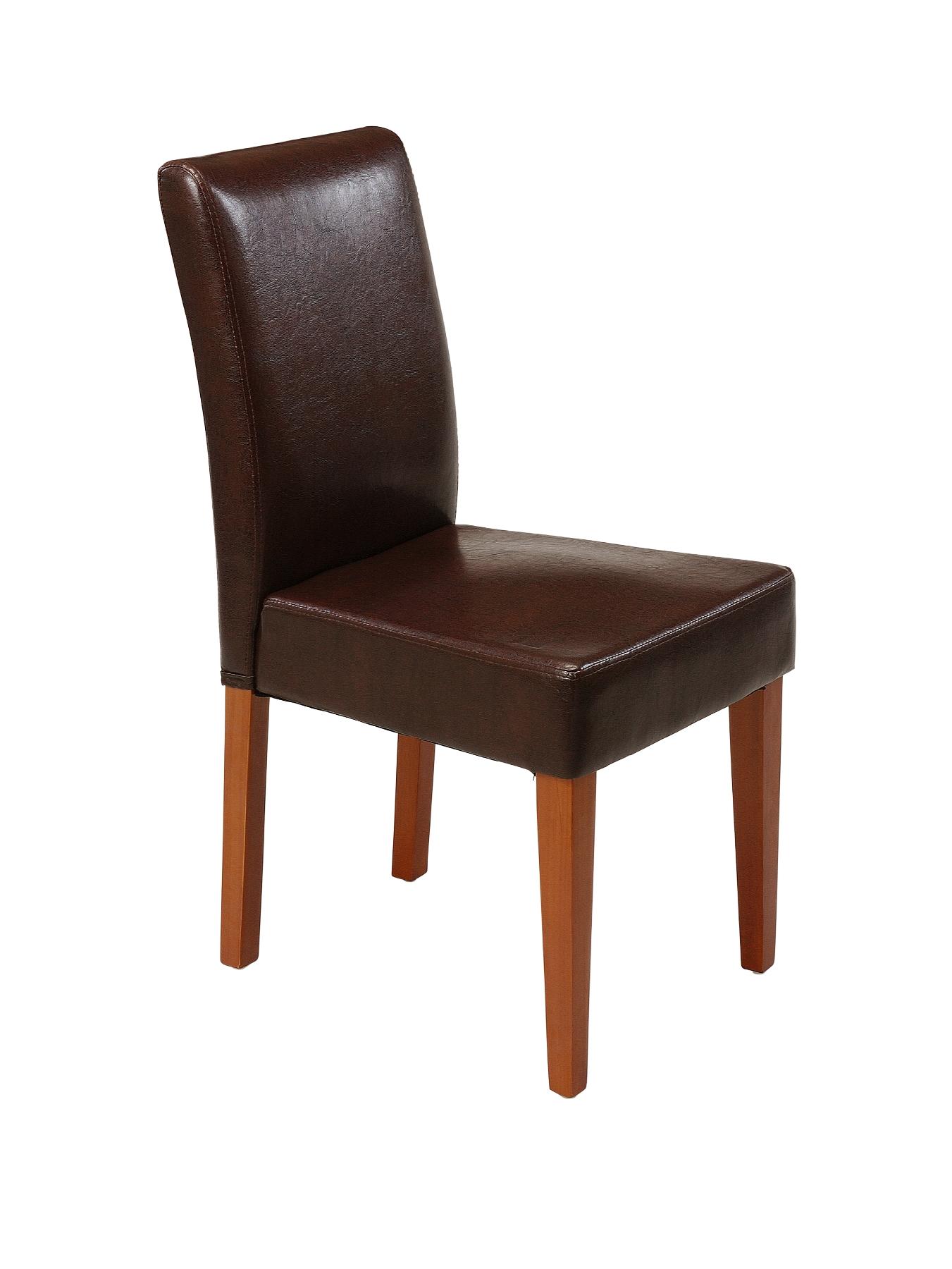Knightsbridge pair chairs-Dark Oak, Cream,Brown Knightsbridge pair chairs-Dark Oak, Cream,Brown