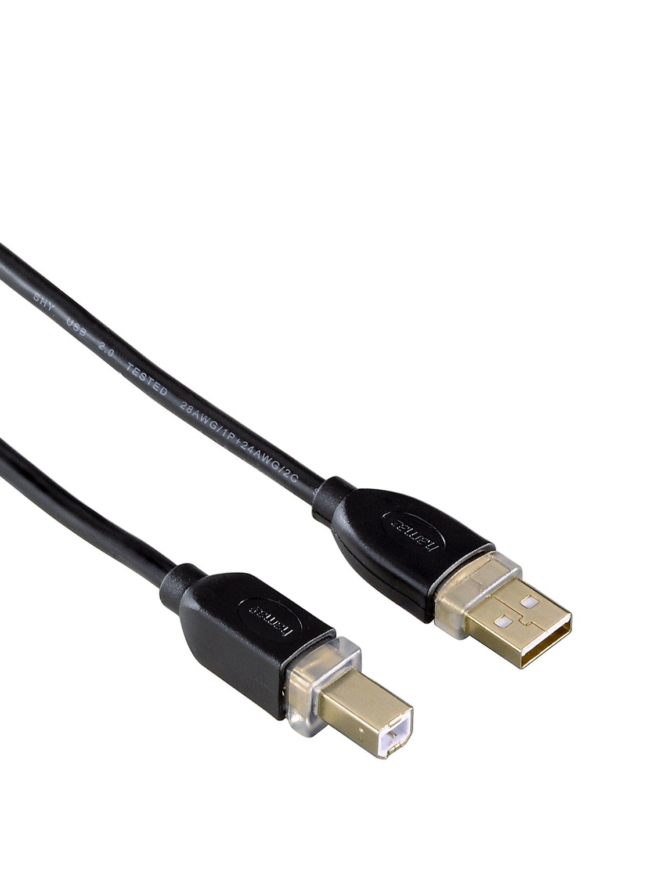 USB 2.0 Connection Cable, A-Plug, B-Plug - 1.8m USB 2.0 Connection Cable, A-Plug, B-Plug - 1.8m