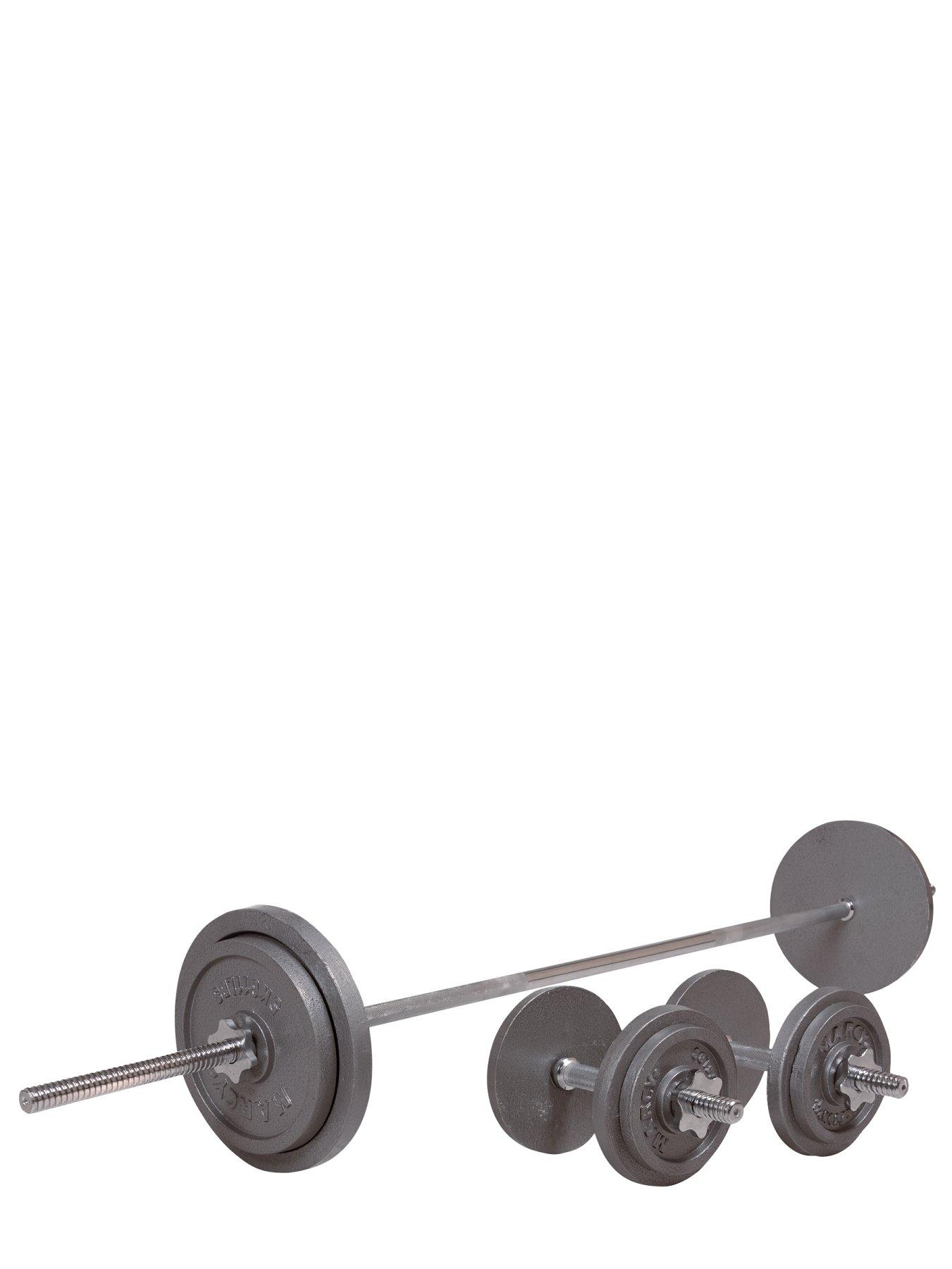 50kg Cast Iron/Dumbbell Set with 6ft Bar 50kg Cast Iron/Dumbbell Set with 6ft Bar
