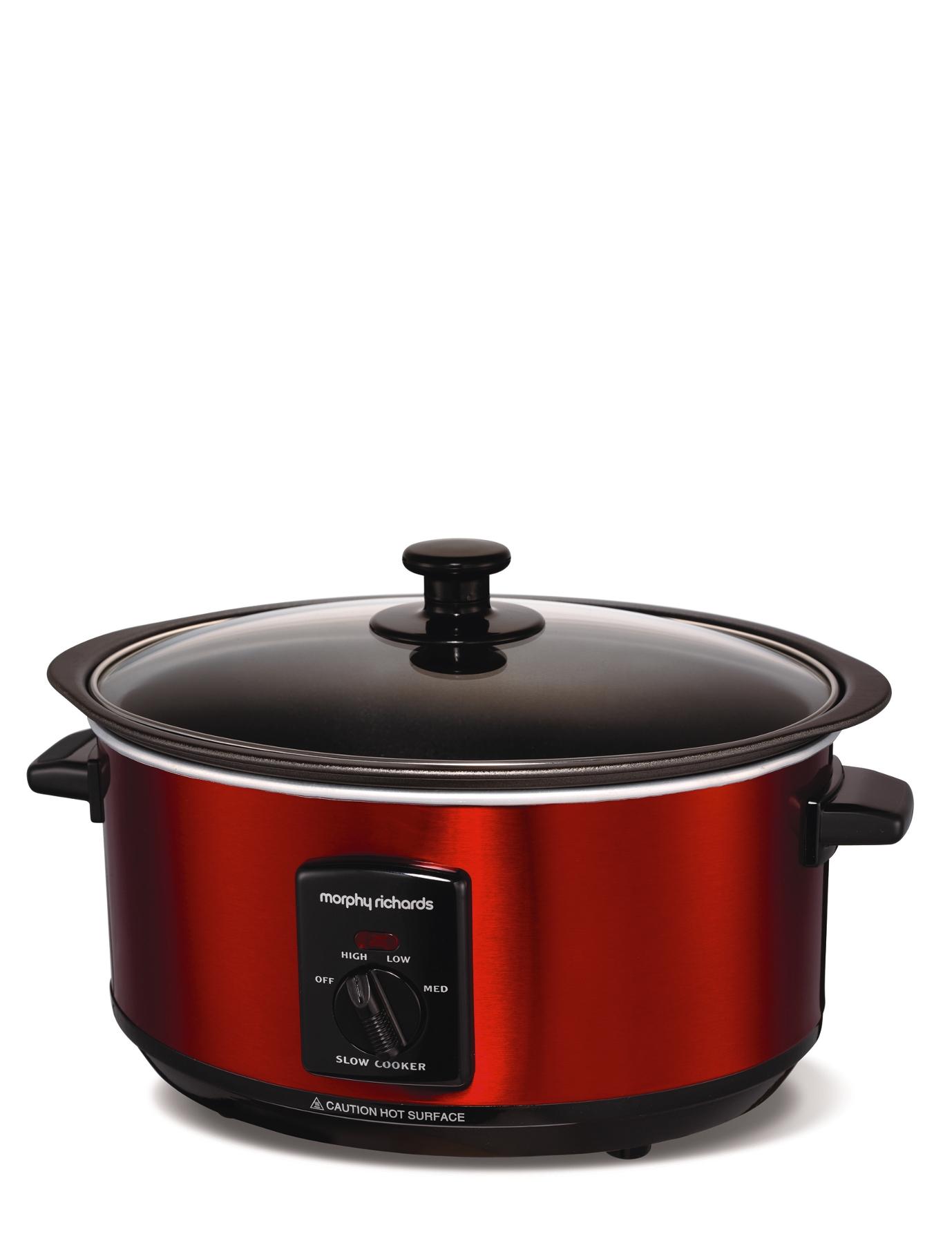 48702 3.5-litre Slow Cooker - Red 48702 3.5-litre Slow Cooker - Red