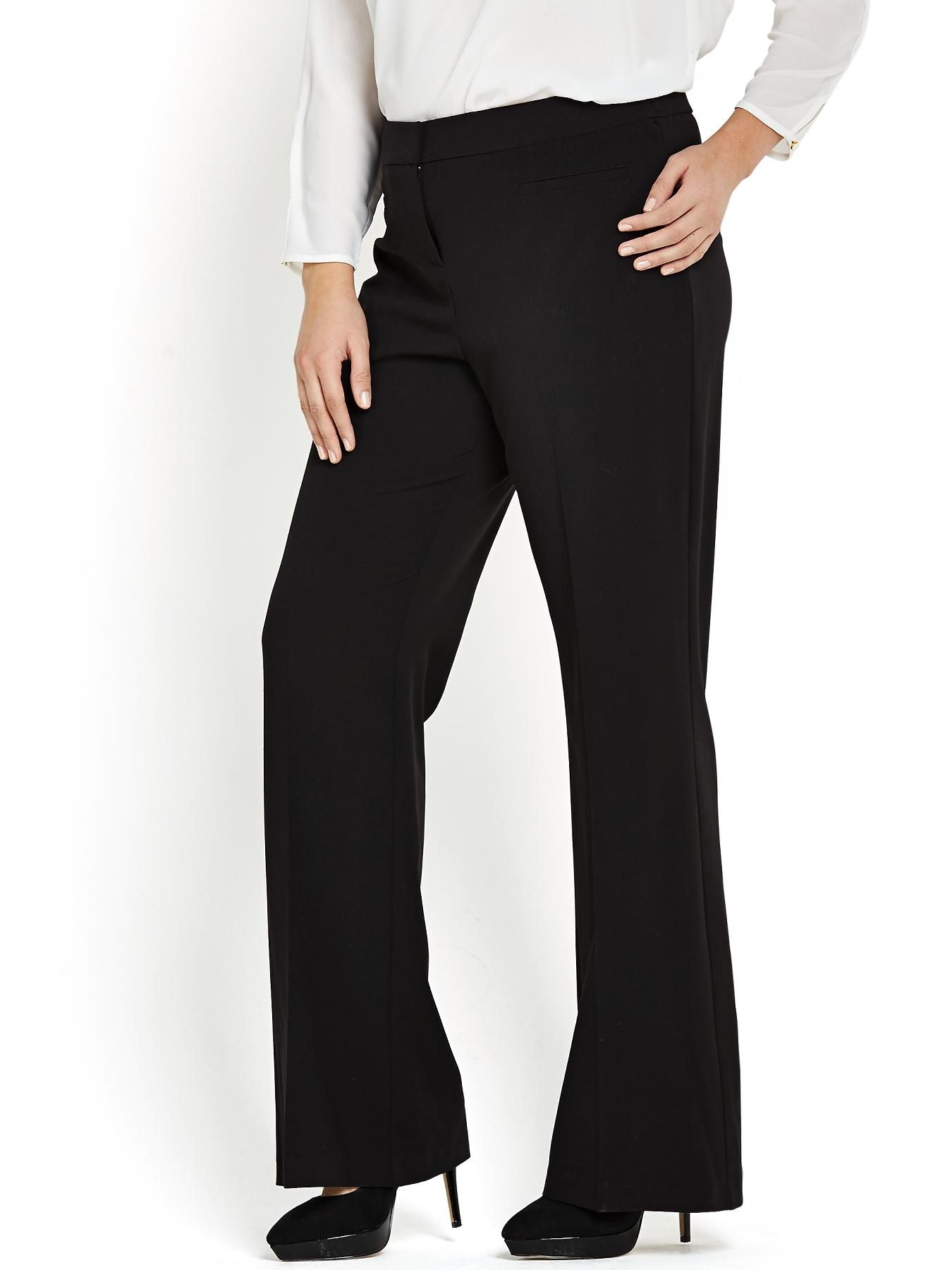 Bootcut Trousers, Black Bootcut Trousers, Black