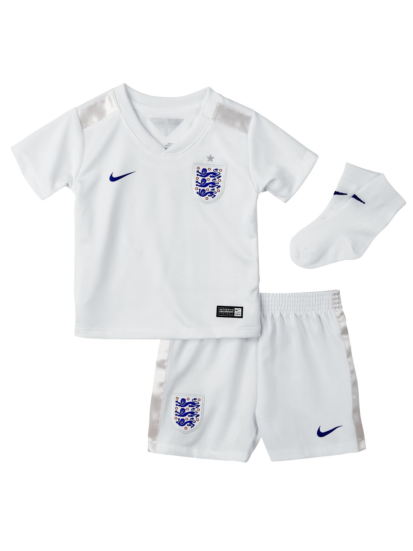England 2014/15 Infants Home Kit, White England 2014/15 Infants Home Kit, White