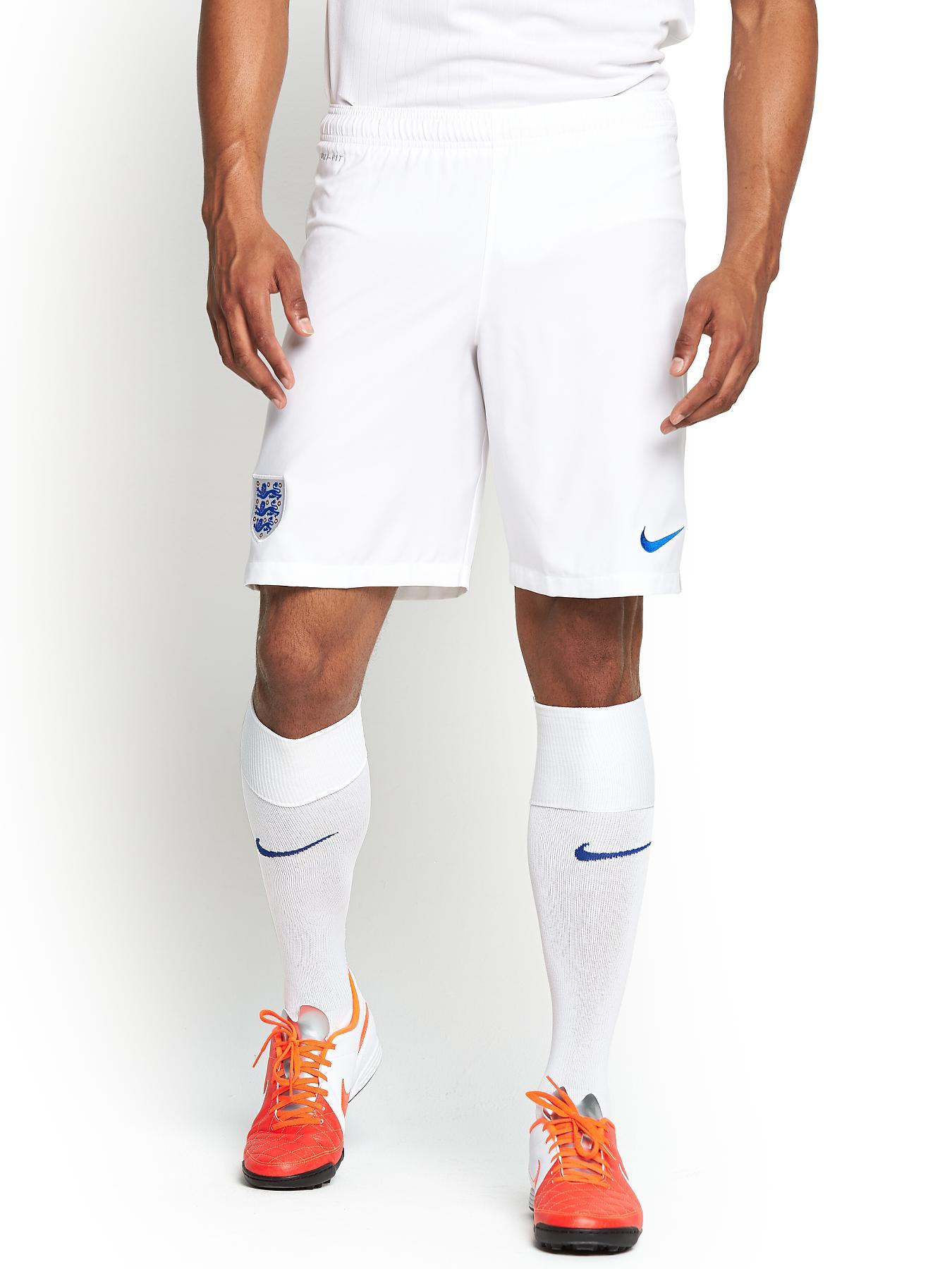 England 2014/15 Mens Home Shorts, White England 2014/15 Mens Home Shorts, White