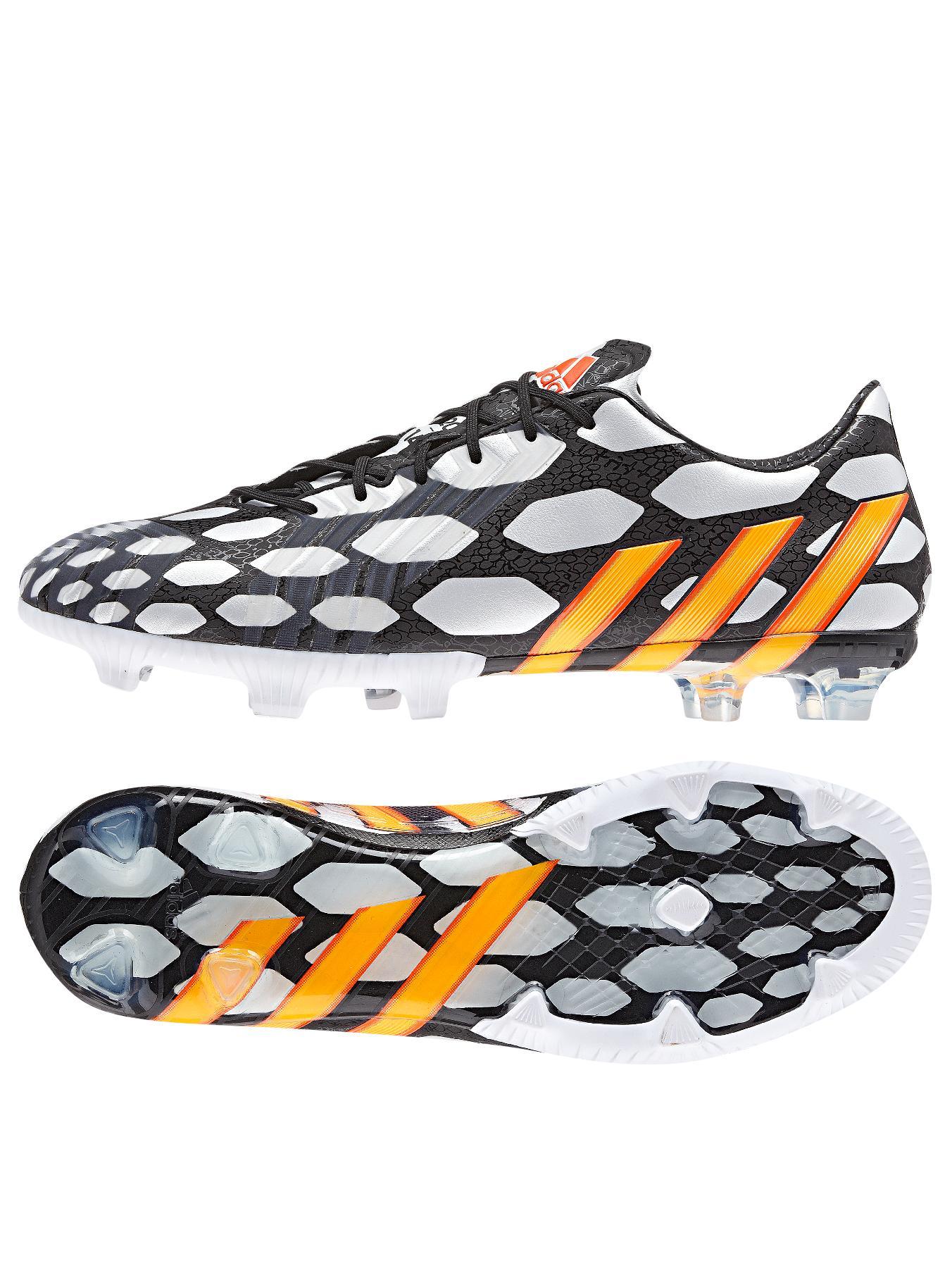 Mens Predator Instinct Firm Ground Battle Pack Football Boots, White Mens Predator Instinct Firm Ground Battle Pack Football Boots, White