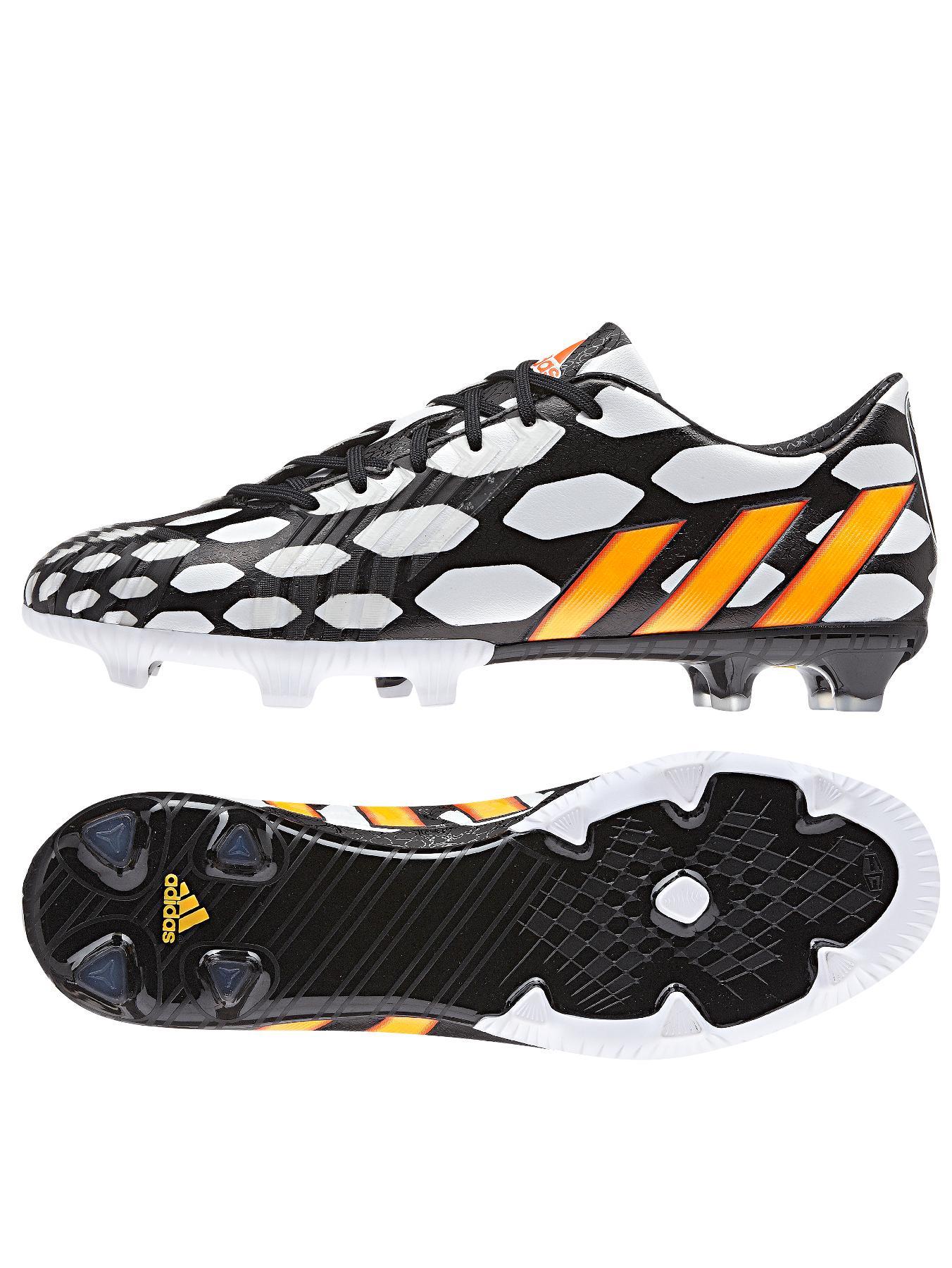 Mens Predator Absolion Firm Ground Battle Pack Football Boots, White Mens Predator Absolion Firm Ground Battle Pack Football Boots, White