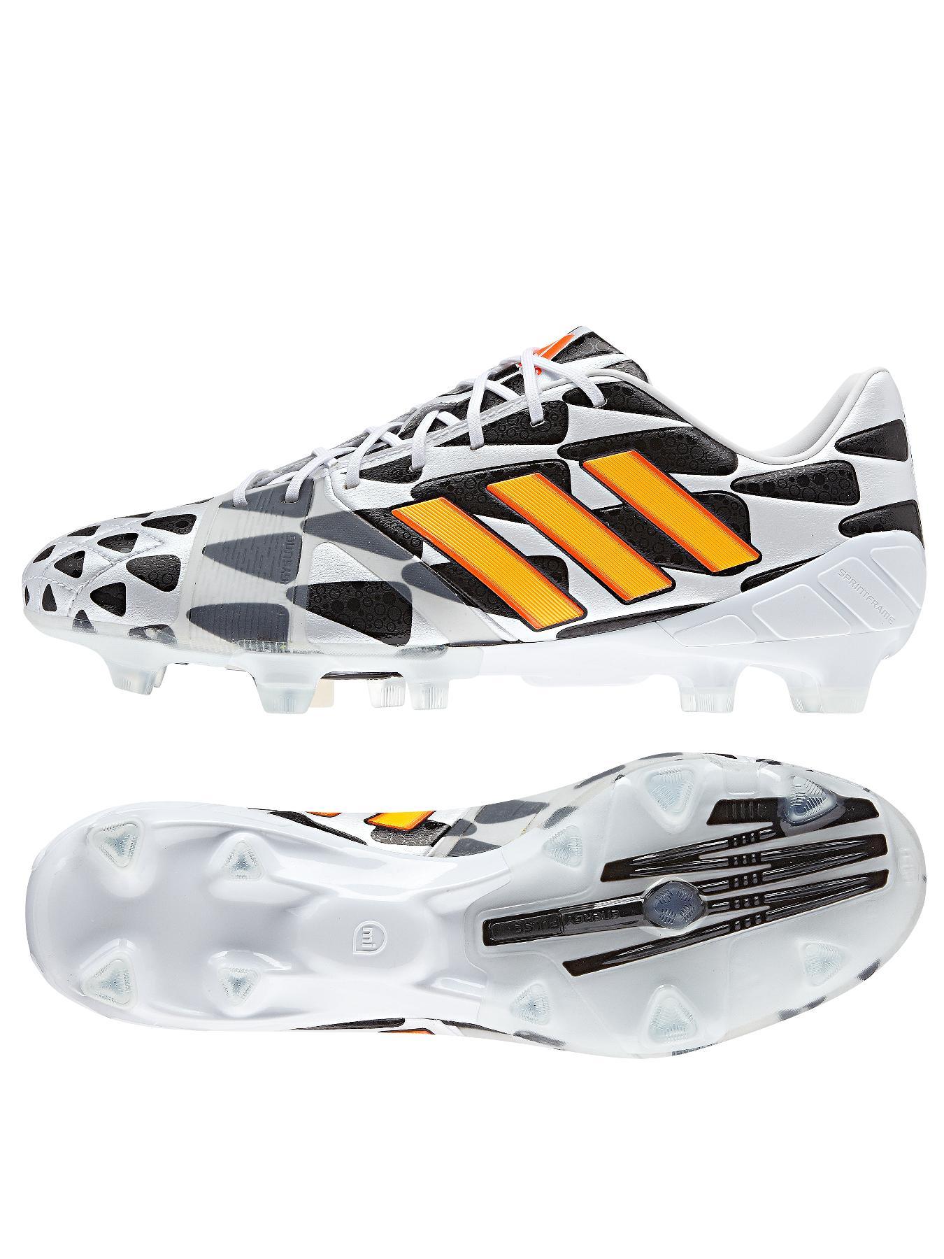 Mens Nitrocharge 1.0 Firm Ground Battle Pack Football Boots, White Mens Nitrocharge 1.0 Firm Ground Battle Pack Football Boots, White