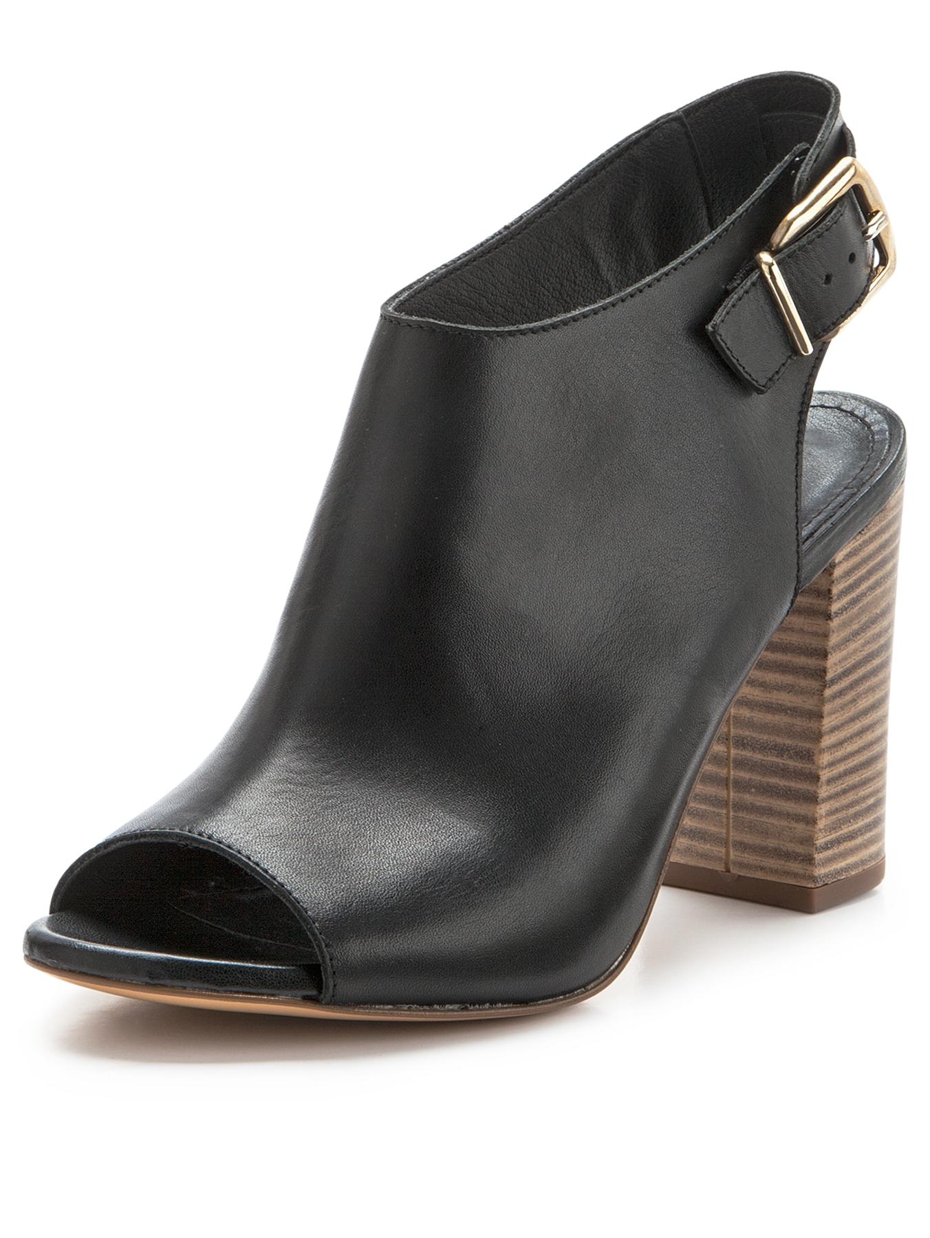 Asset Leather Shoe Boots, Black Asset Leather Shoe Boots, Black