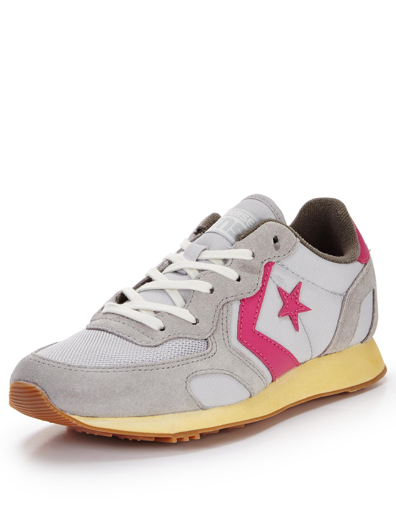 Auckland Racer Ox Plimsolls, grey/pink Auckland Racer Ox Plimsolls, grey/pink