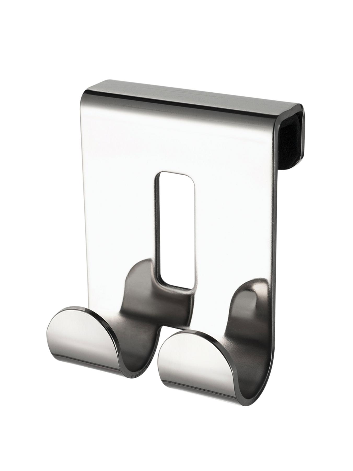 Selection Short Double Shower Hook - Silver Selection Short Double Shower Hook - Silver