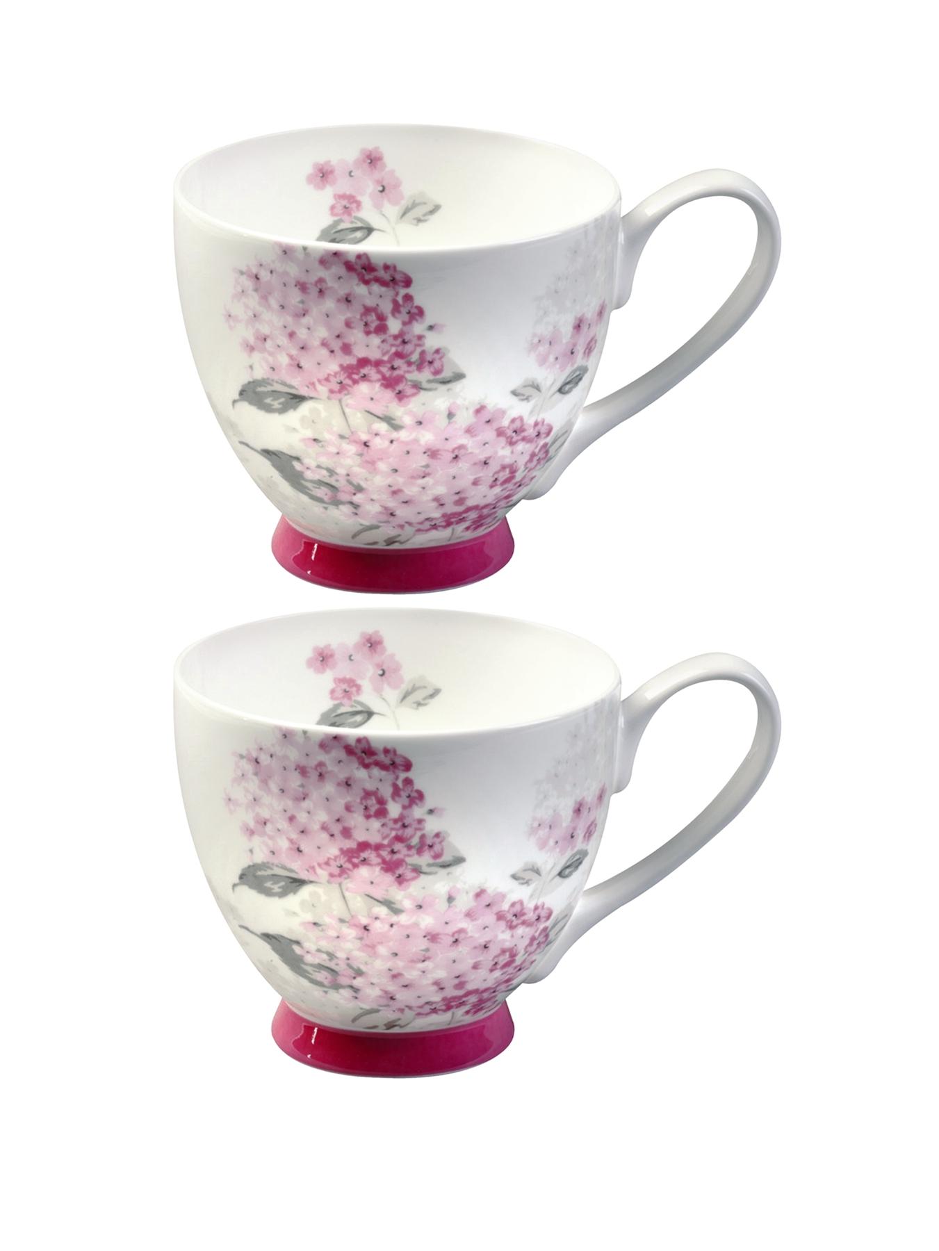 Ami Pink Footed Mugs (Set of 2) Ami Pink Footed Mugs (Set of 2)