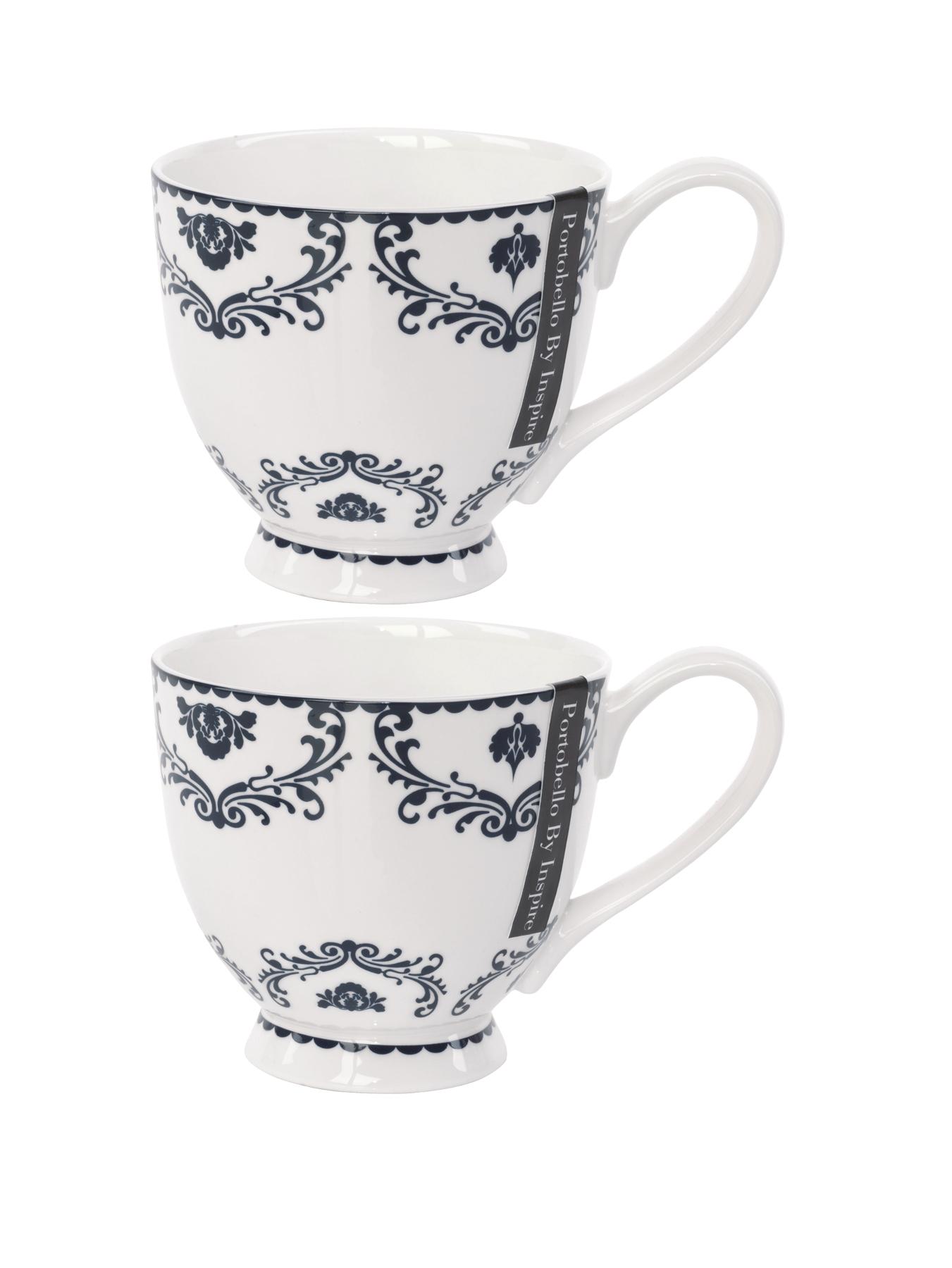 Opulence Footed Mugs - Multi (set of 2) Opulence Footed Mugs - Multi (set of 2)