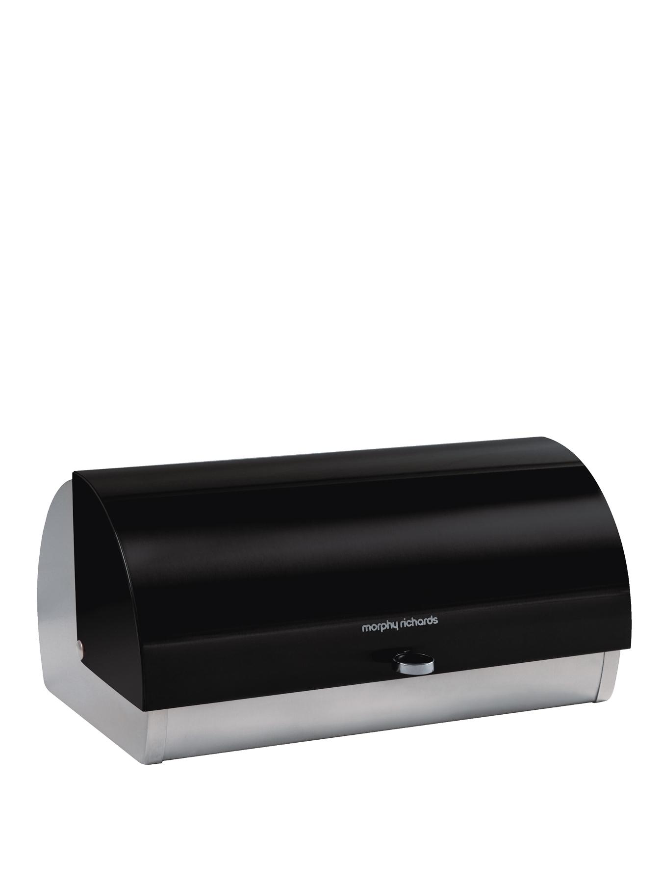 Roll Top Bread Bin - Black Roll Top Bread Bin - Black