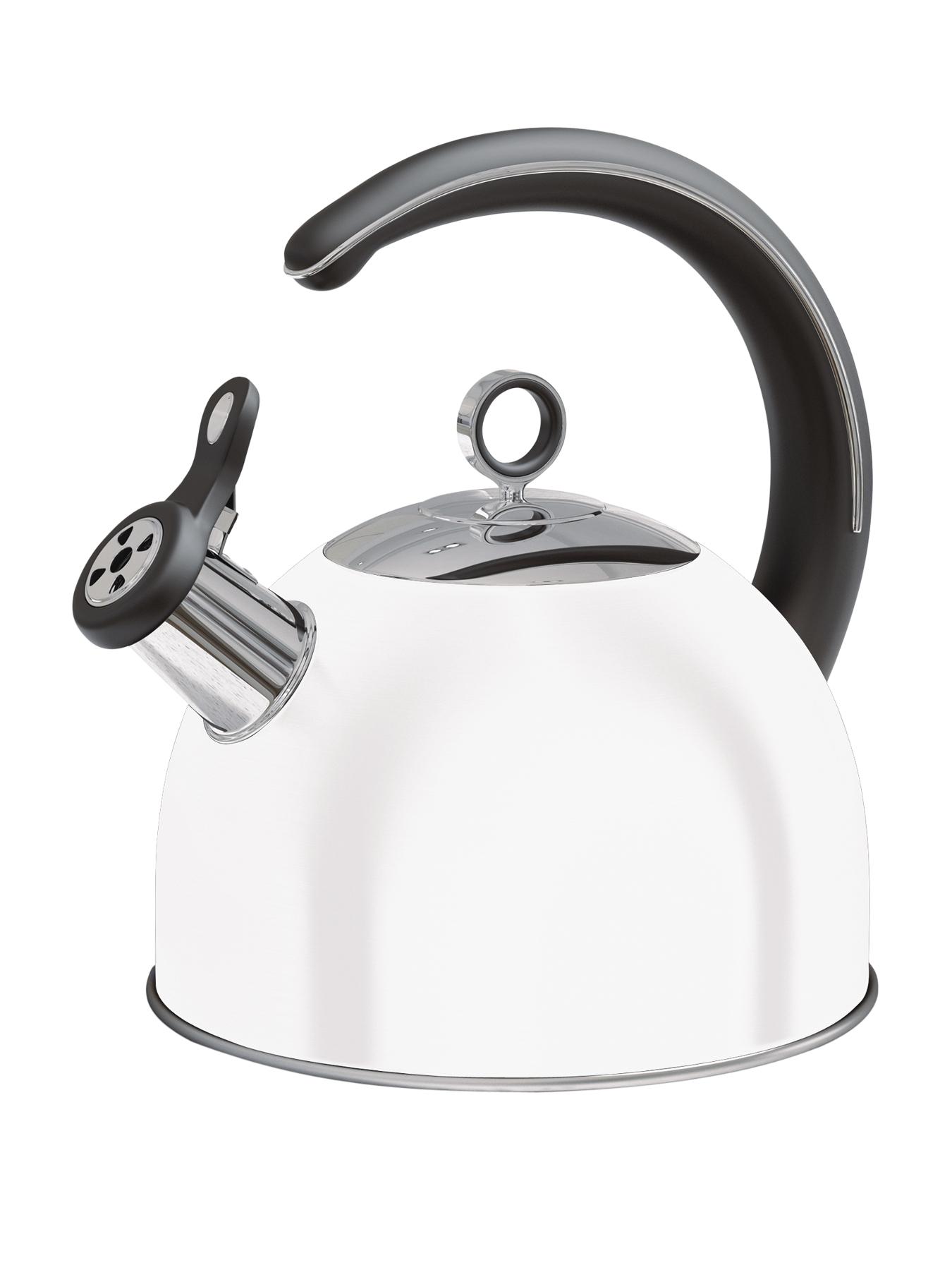 2.5-Litre Whistling Kettle - White 2.5-Litre Whistling Kettle - White