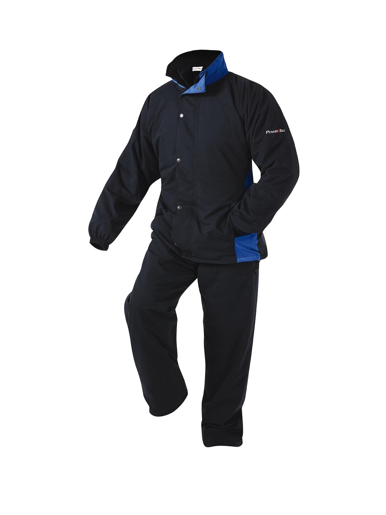Powerbilt Nimbus Waterproof Mens Golf Suit, Black Powerbilt Nimbus Waterproof Mens Golf Suit, Black