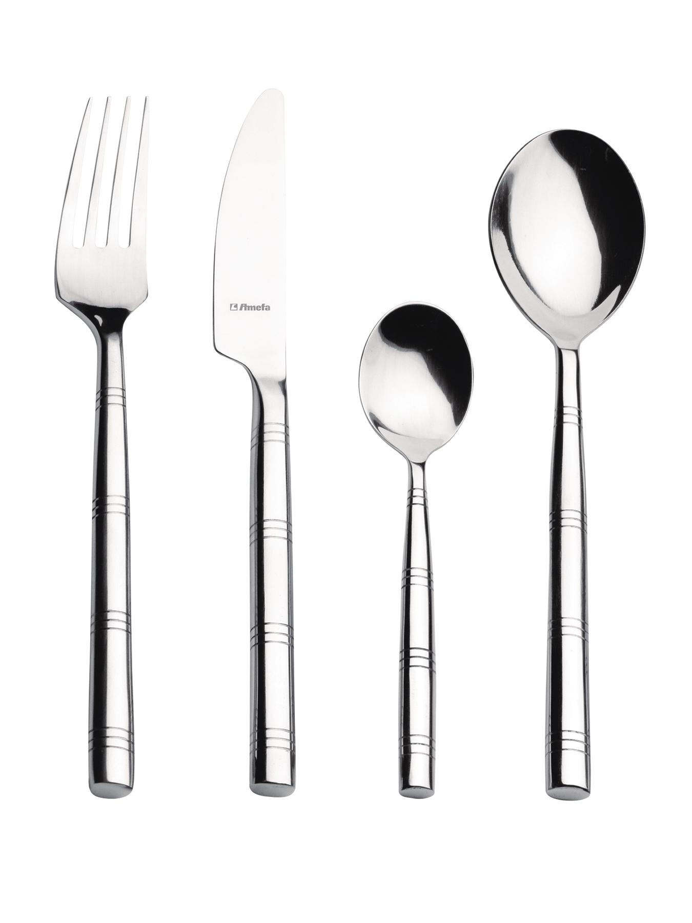 Monogram Premium 32-Piece Cane Cutlery Set Monogram Premium 32-Piece Cane Cutlery Set
