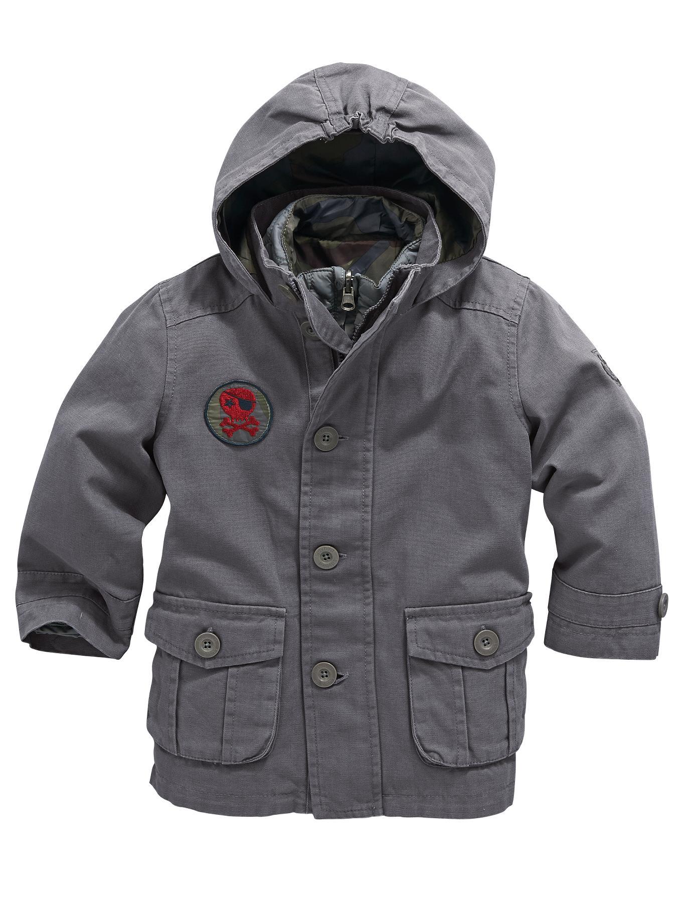Boys 3-in-1 Coat, Grey Boys 3-in-1 Coat, Grey