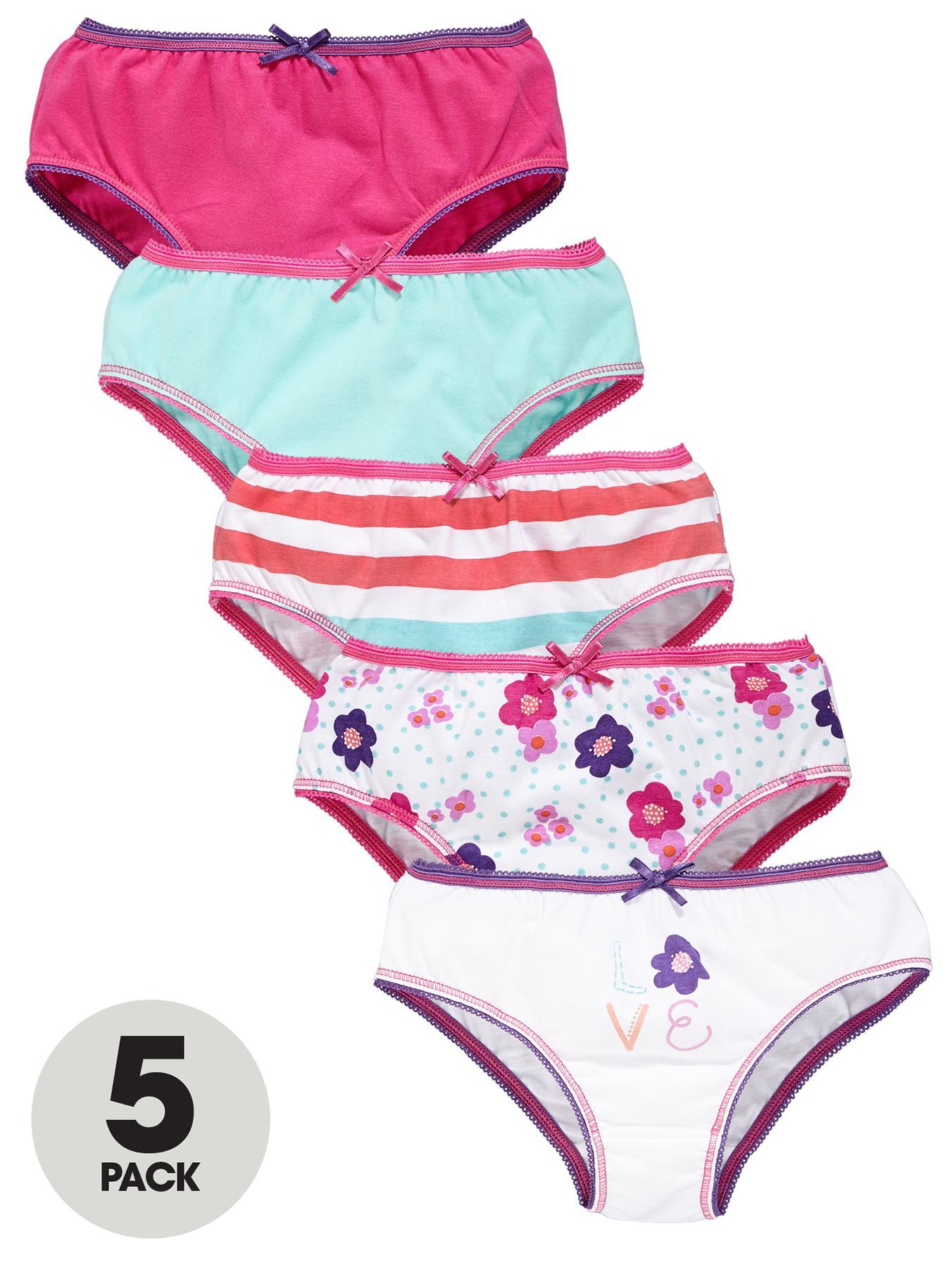 Girls Knickers (5 Pack) Girls Knickers (5 Pack)