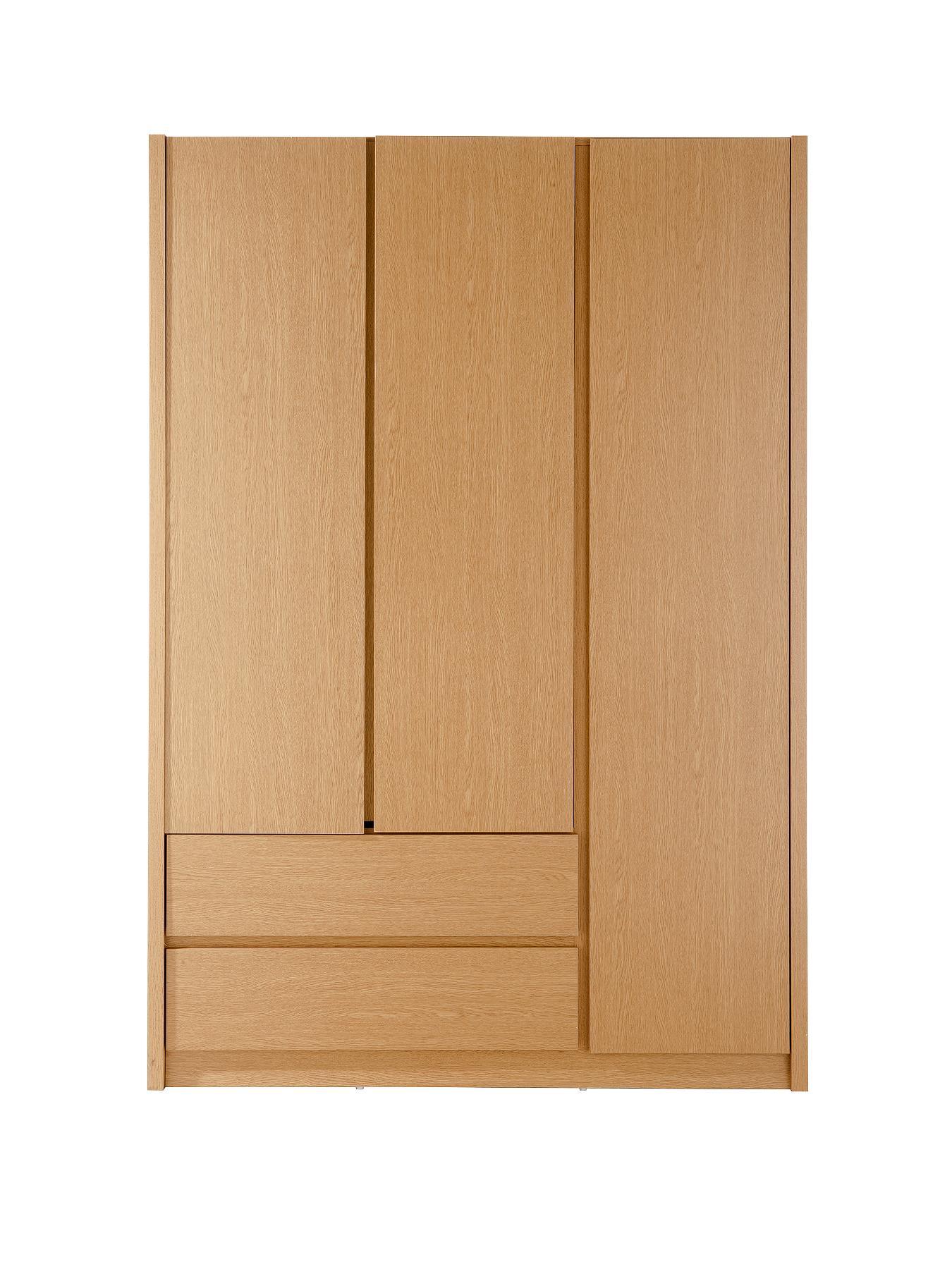 Alexander 3-Door, 2-Drawer Wardrobe