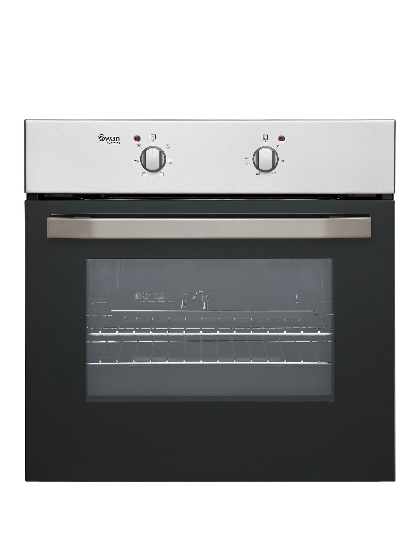 SWAN SXB2020S BUILTIN SINGLE ELECTRIC OVEN GRILL STAINLESS STEEL 60L A