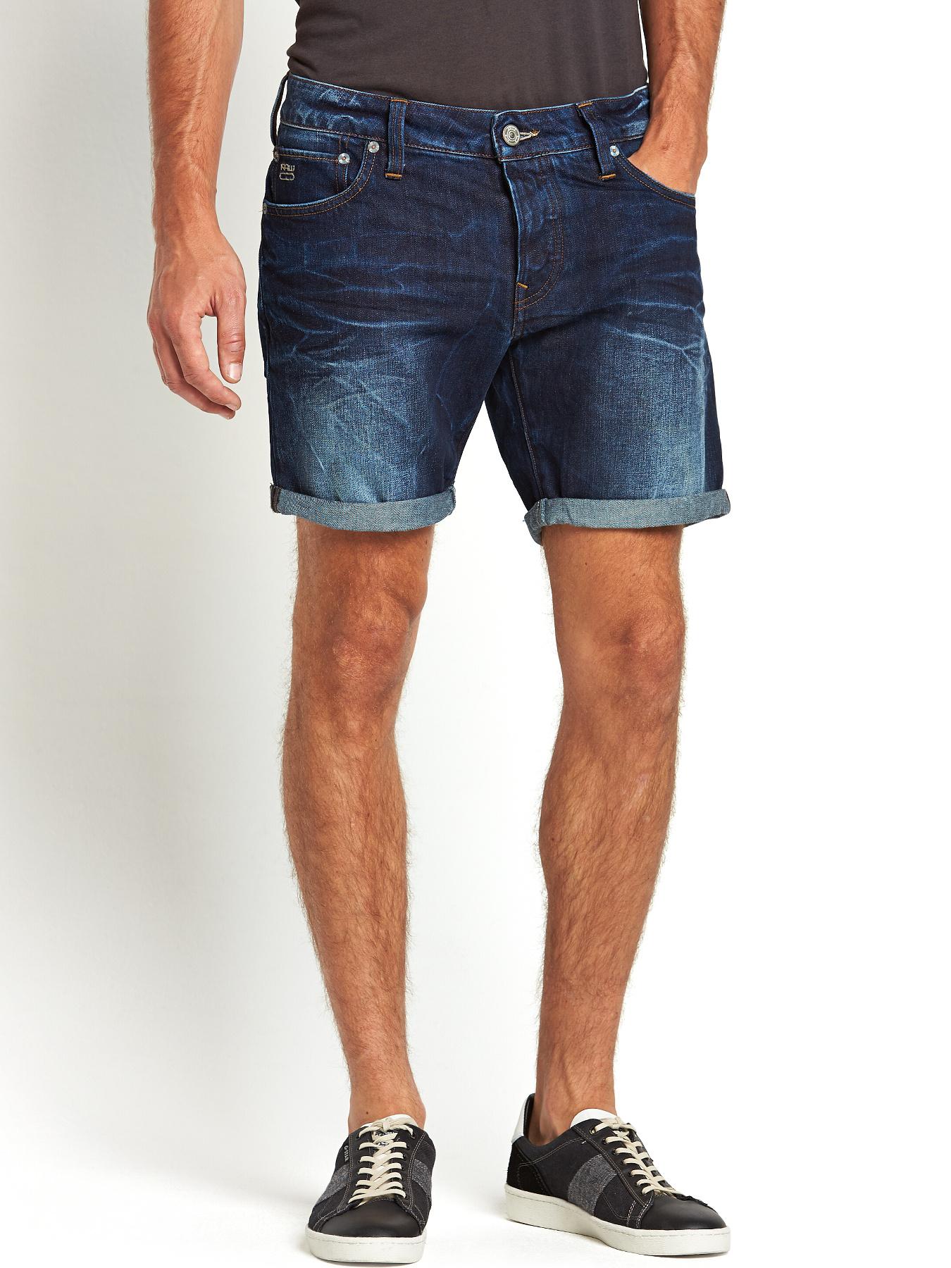 Mens 3301 Low Tapered Shorts Mens 3301 Low Tapered Shorts