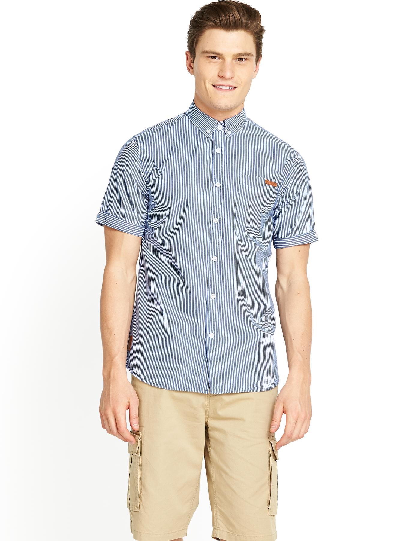 Mens Pelham Stripe Shirt - Estate Blue, Blue Mens Pelham Stripe Shirt - Estate Blue, Blue